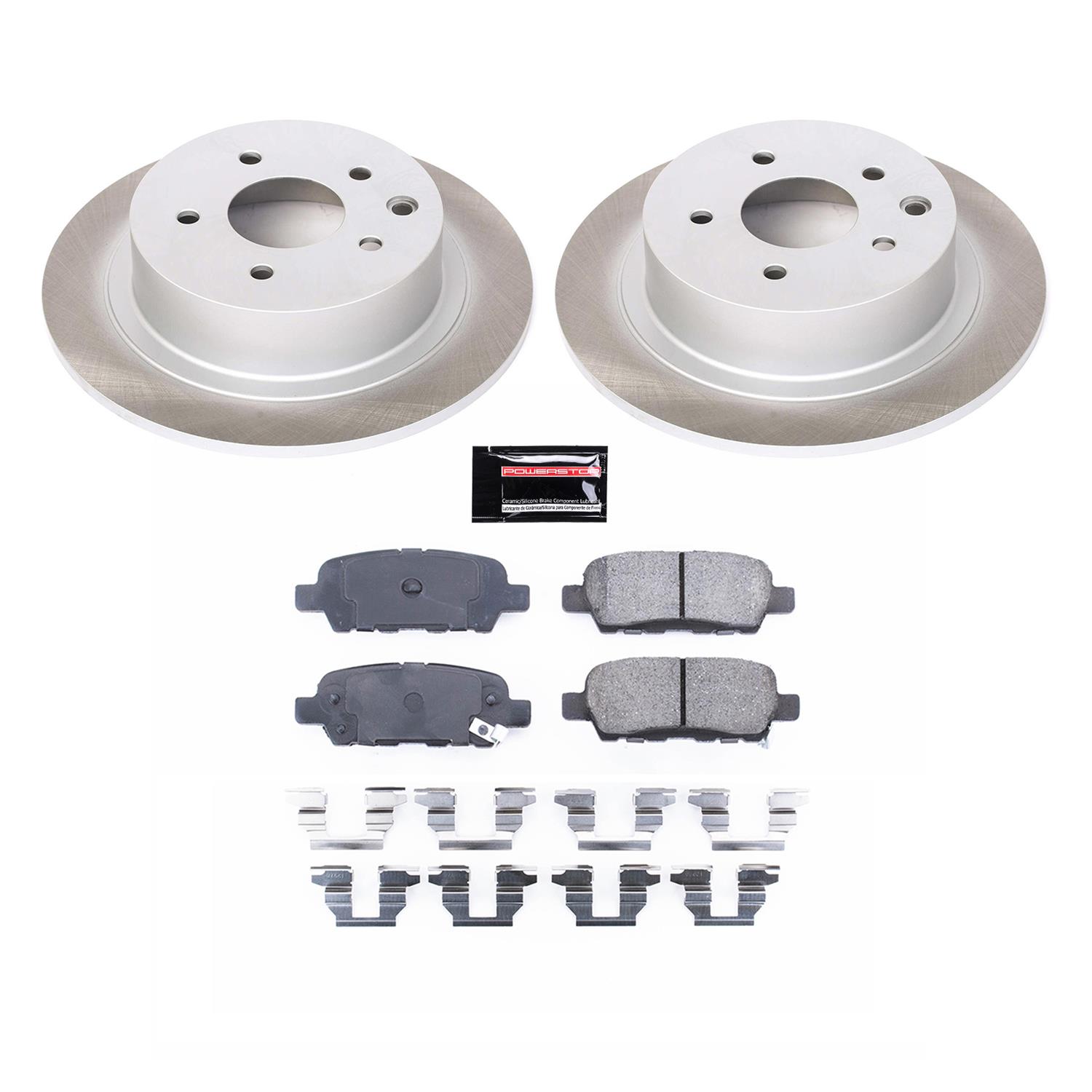 Power Stop 13-23 Nissan Altima Front and Rear Semi-Coated Rotor Kit (1x psbSC098, 1x psbSC6494) thumbnail 8