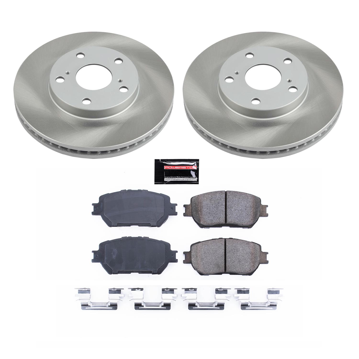 Power Stop 02-06 Toyota Camry Front and Rear Semi-Coated Rotor Kit (1x psbSC1064, 1x psbSC2417) thumbnail 7