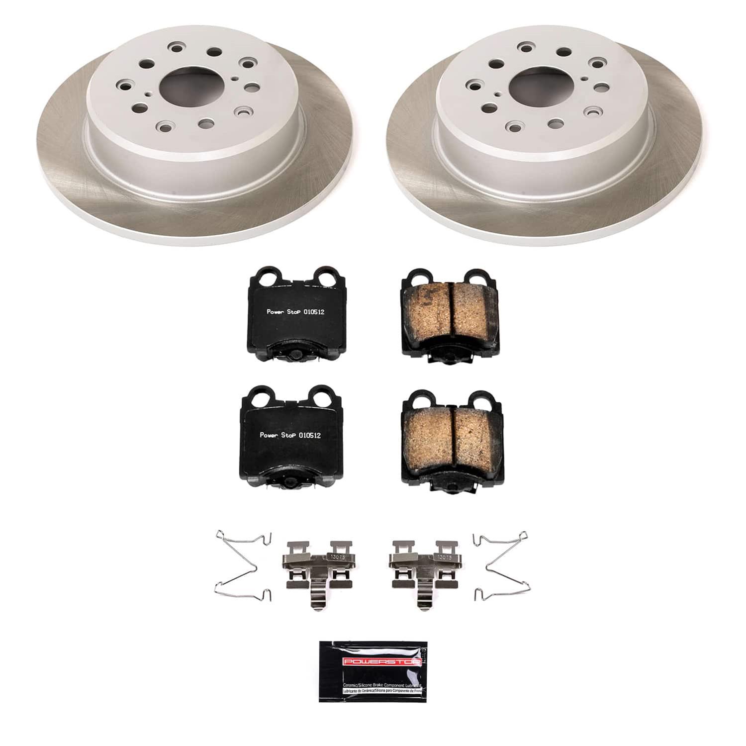 Power Stop 98-05 Lexus GS300 Front and Rear Semi-Coated Rotor Kit (1x psbSC1077, 1x psbSC1149) thumbnail 7