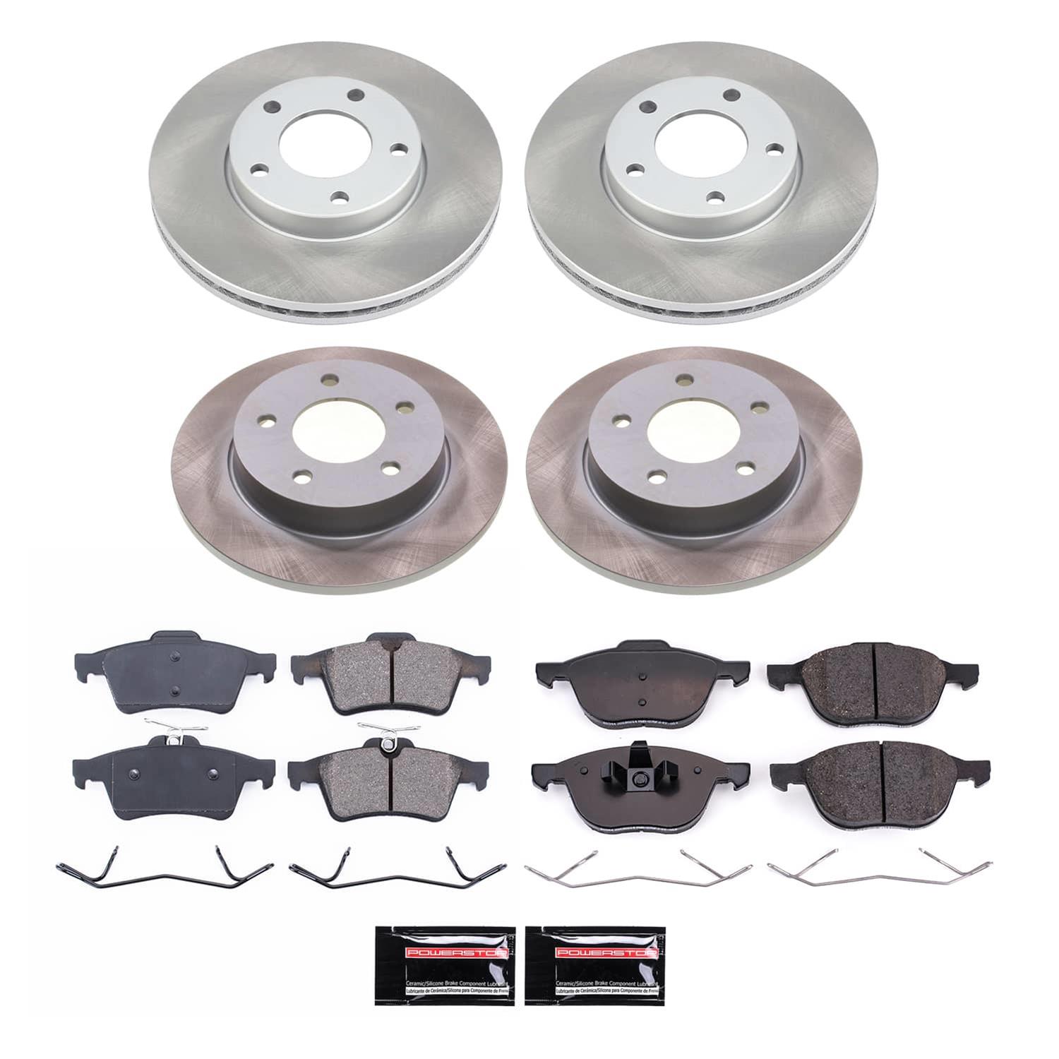 Power Stop 06-13 Mazda 3 Front and Rear Semi-Coated Rotor Kit (1x psbSC120, 1x psbSC123) thumbnail 5