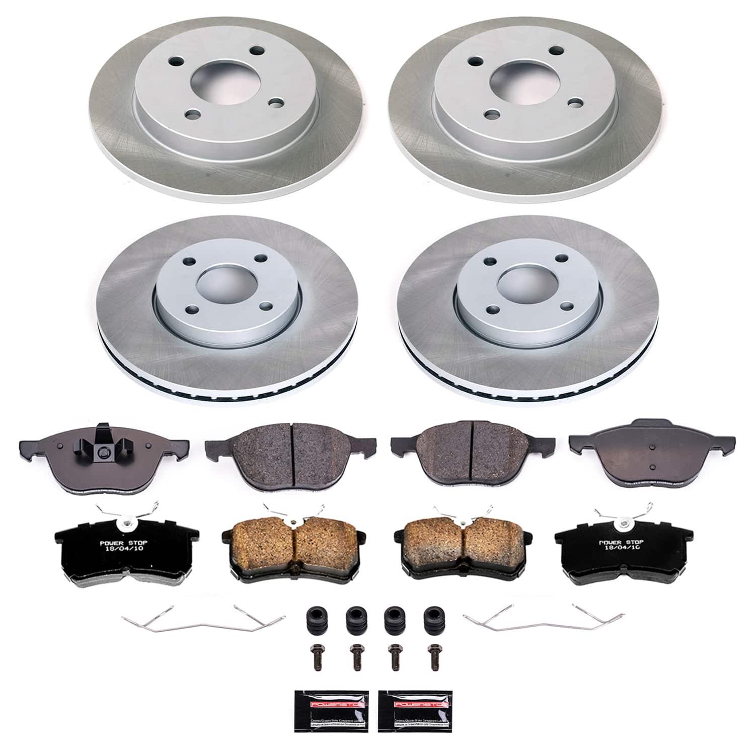Power Stop 05-07 Ford Focus Front and Rear Semi-Coated Rotor Kit (1x psbSC1363, 1x psbSC1377) thumbnail 4