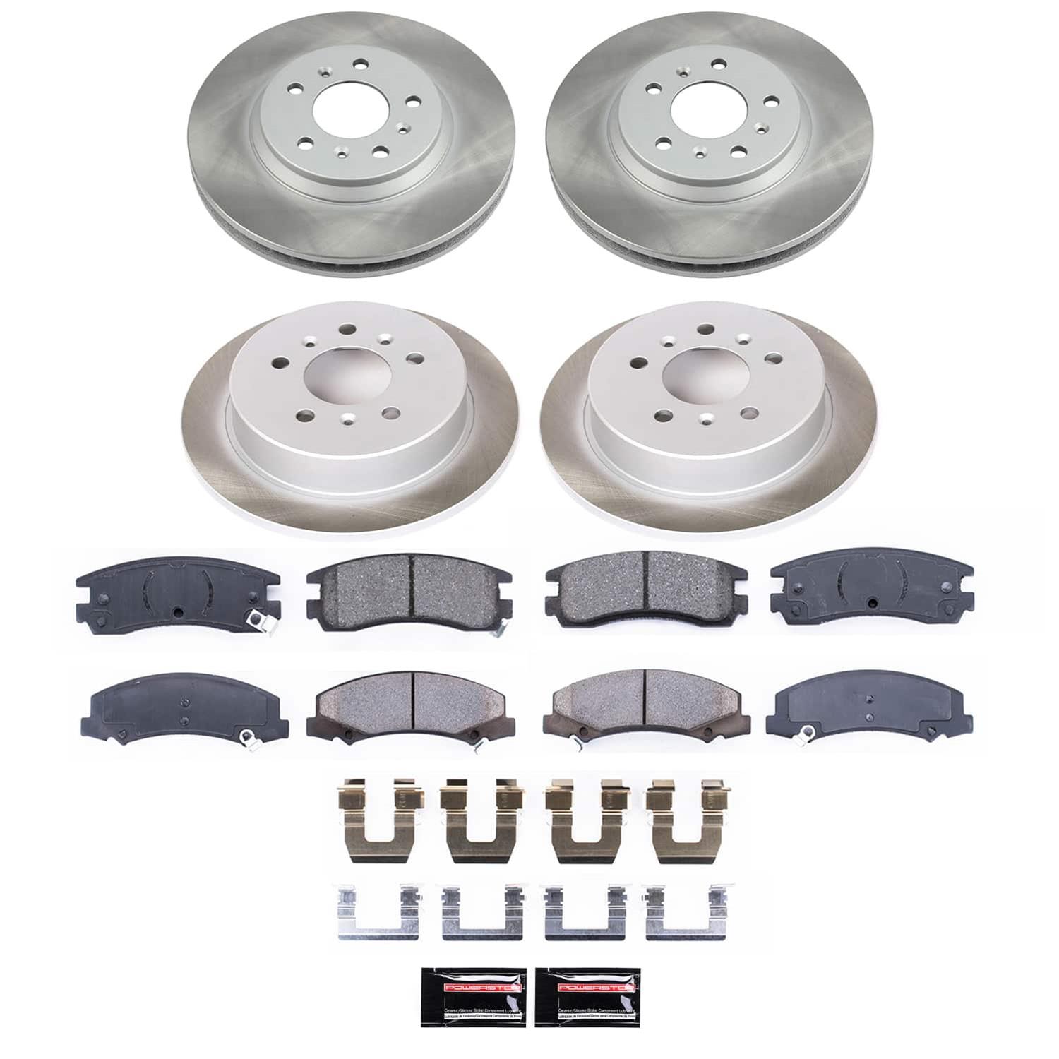 Power Stop 06-10 Chevrolet Impala Front and Rear Semi-Coated Rotor Kit (1x psbSC1437, 1x psbSC1440) thumbnail 5