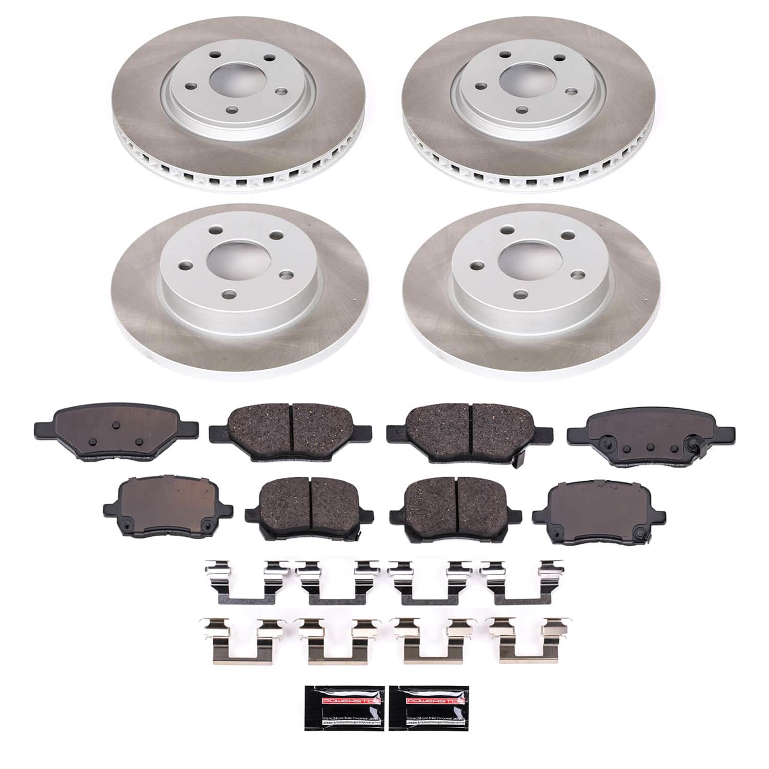 Power Stop 05-06 Chevrolet Cobalt Front and Rear Semi-Coated Rotor Kit (1x psbSC1610, 1x psbSC1616) thumbnail 5