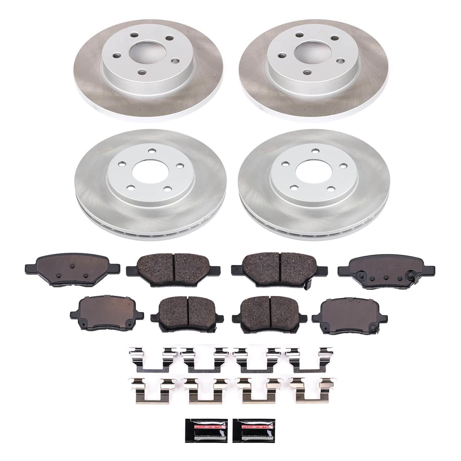 Power Stop 04-08 Chevrolet Malibu Front and Rear Semi-Coated Rotor Kit (1x psbSC1616, 1x psbSC1617) thumbnail 5