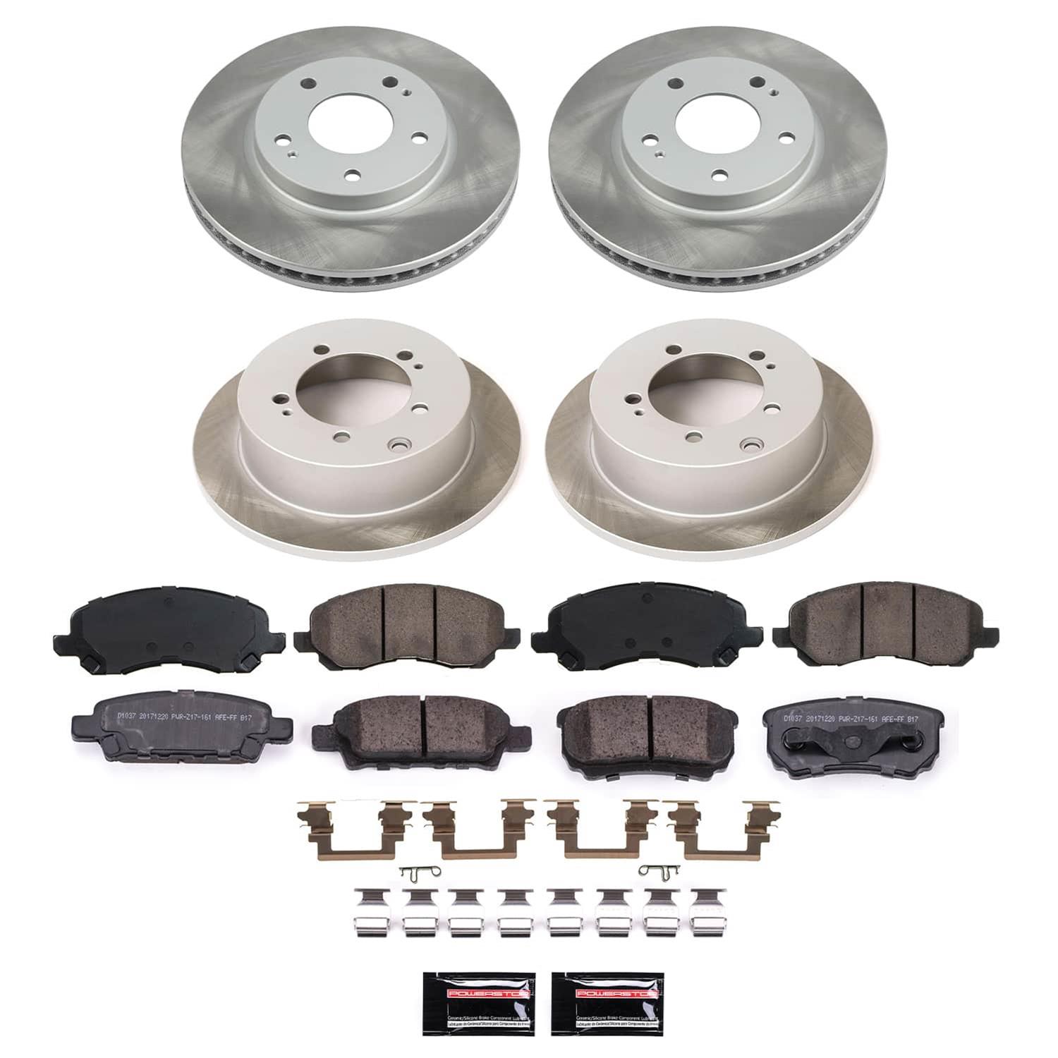 Power Stop 04-06 Mitsubishi Lancer Front and Rear Semi-Coated Rotor Kit (1x psbSC1202, 1x psbSC1678) thumbnail 5