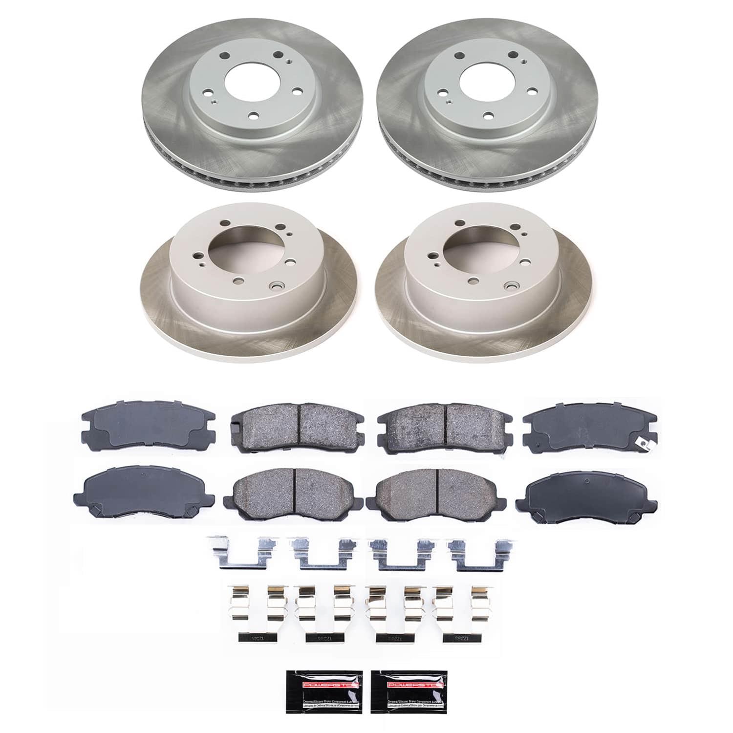 Power Stop 01-05 Chrysler Sebring Front and Rear Semi-Coated Rotor Kit (1x psbSC1203, 1x psbSC1678) thumbnail 5