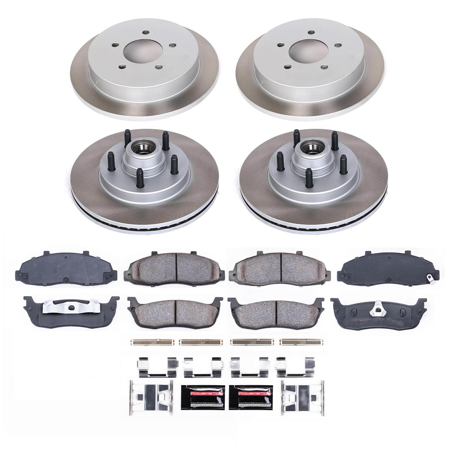 Power Stop 00-03 Ford F-150 Front and Rear Semi-Coated Rotor Kit (1x psbSC1913, 1x psbSC1914) thumbnail 5