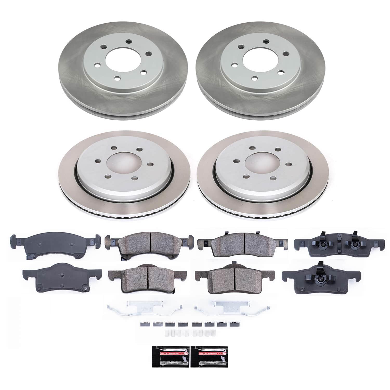Power Stop 02-06 Ford Expedition Front and Rear Semi-Coated Rotor Kit (1x psbSC1933, 1x psbSC1935) thumbnail 5