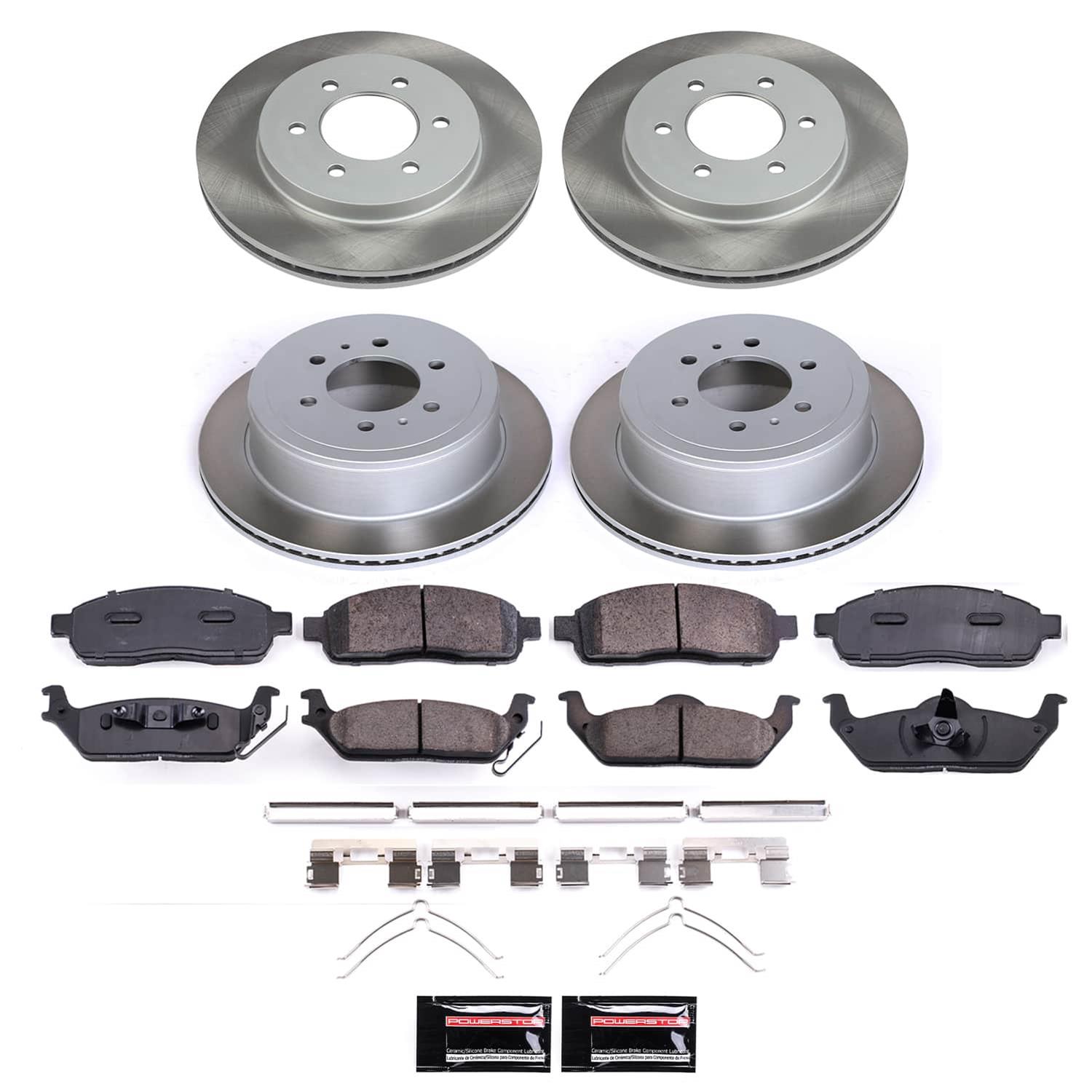 Power Stop 04-08 Ford F-150 Front and Rear Semi-Coated Rotor Kit (1x psbSC1943, 1x psbSC1950) thumbnail 5