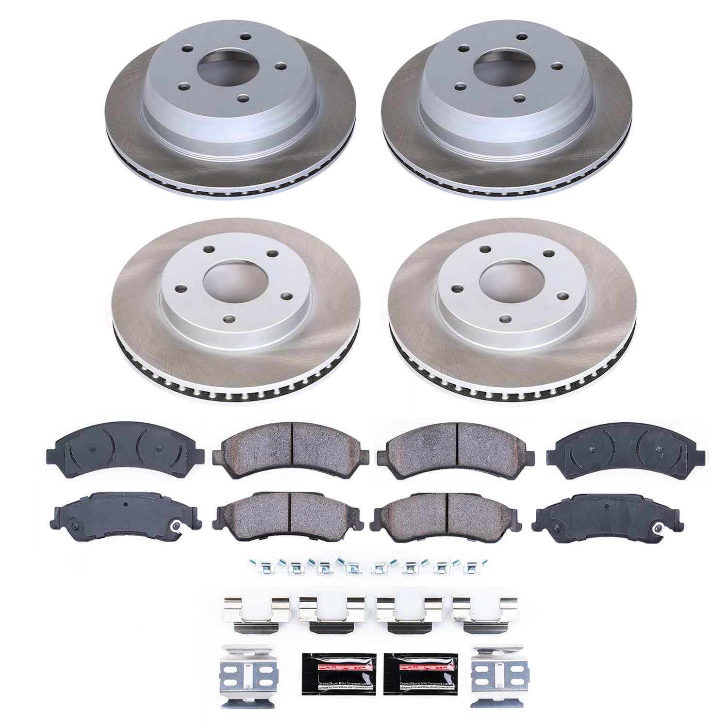 Power Stop 98-05 Chevrolet Blazer Front and Rear Semi-Coated Rotor Kit (1x psbSC2004, 1x psbSC2008) thumbnail 5