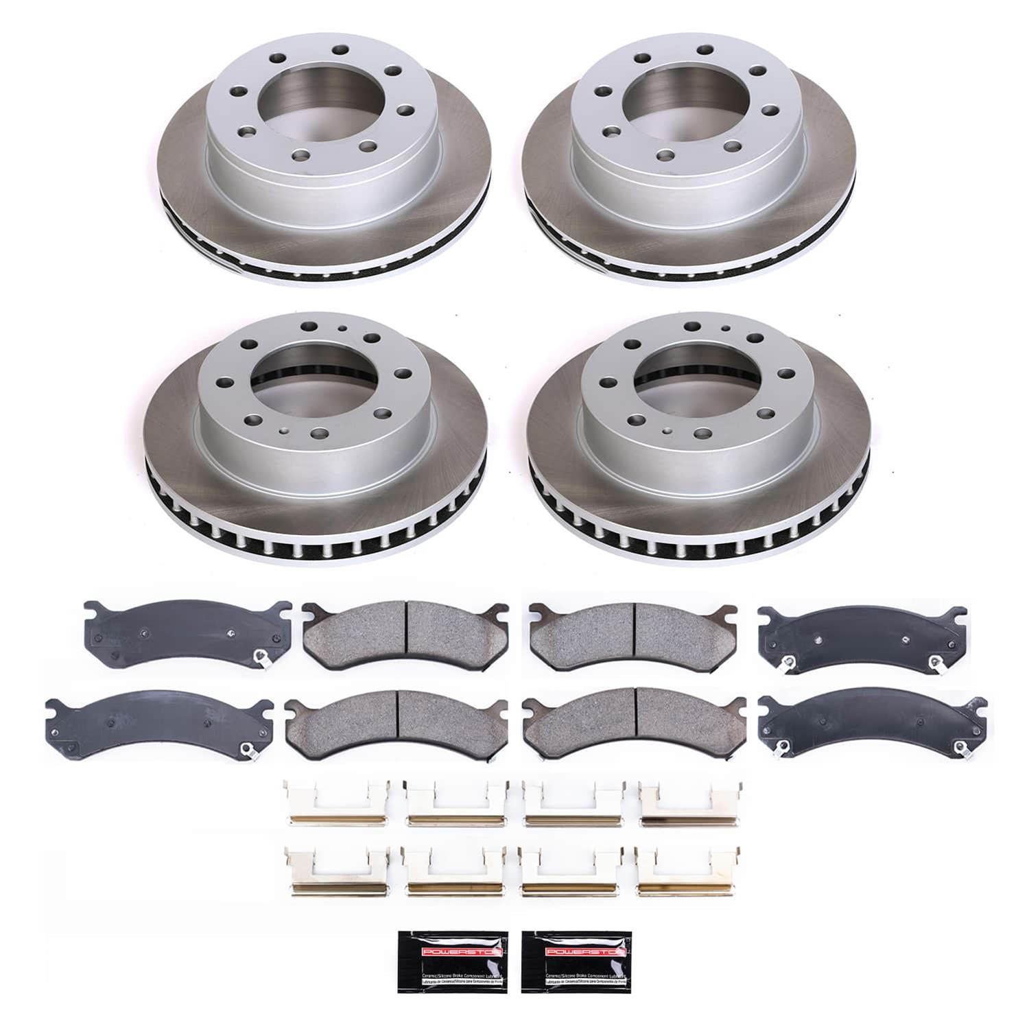 Power Stop 02-06 Chevrolet Avalanche 2500 Front and Rear Semi-Coated Rotor Kit (1x psbSC2020, 1x psbSC2041) thumbnail 5
