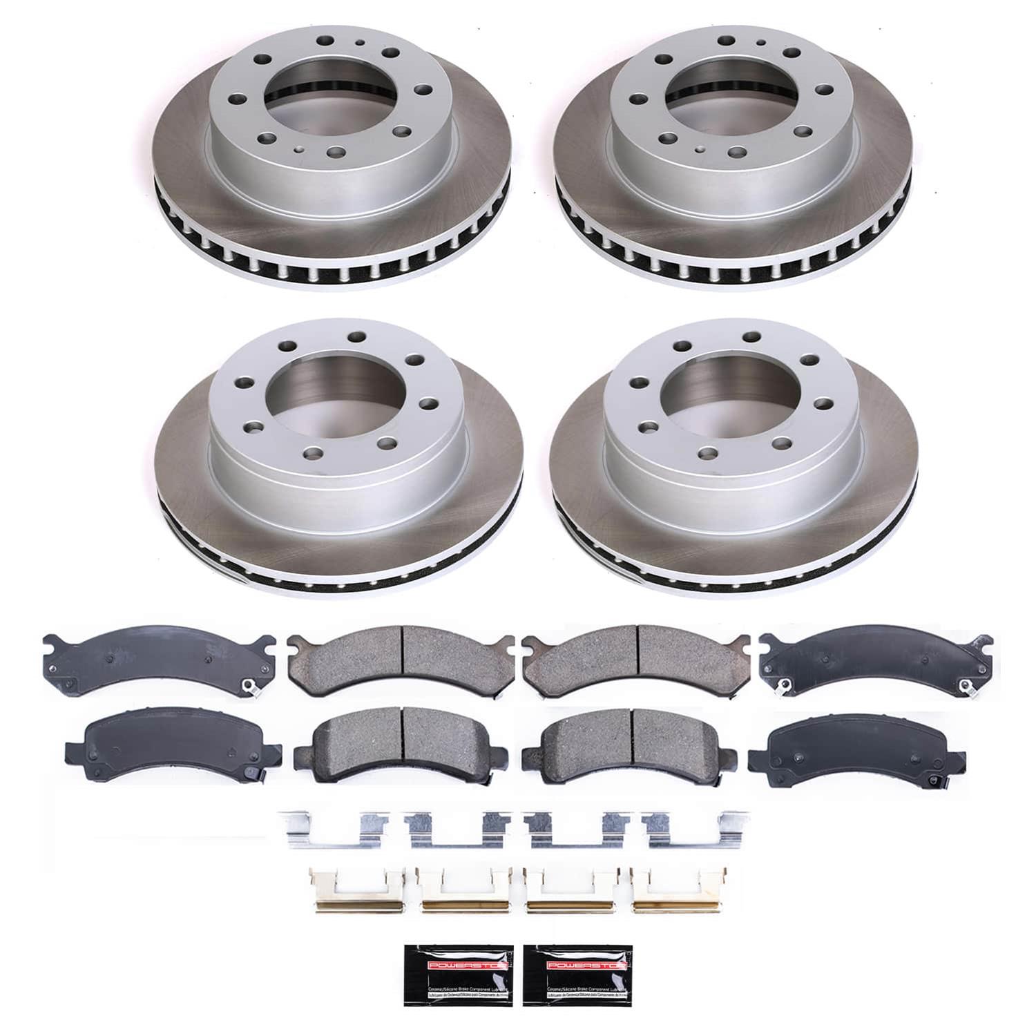 Power Stop 06-16 Chevrolet Express 2500 Front and Rear Semi-Coated Rotor Kit (1x psbSC2020, 1x psbSC2043) thumbnail 5