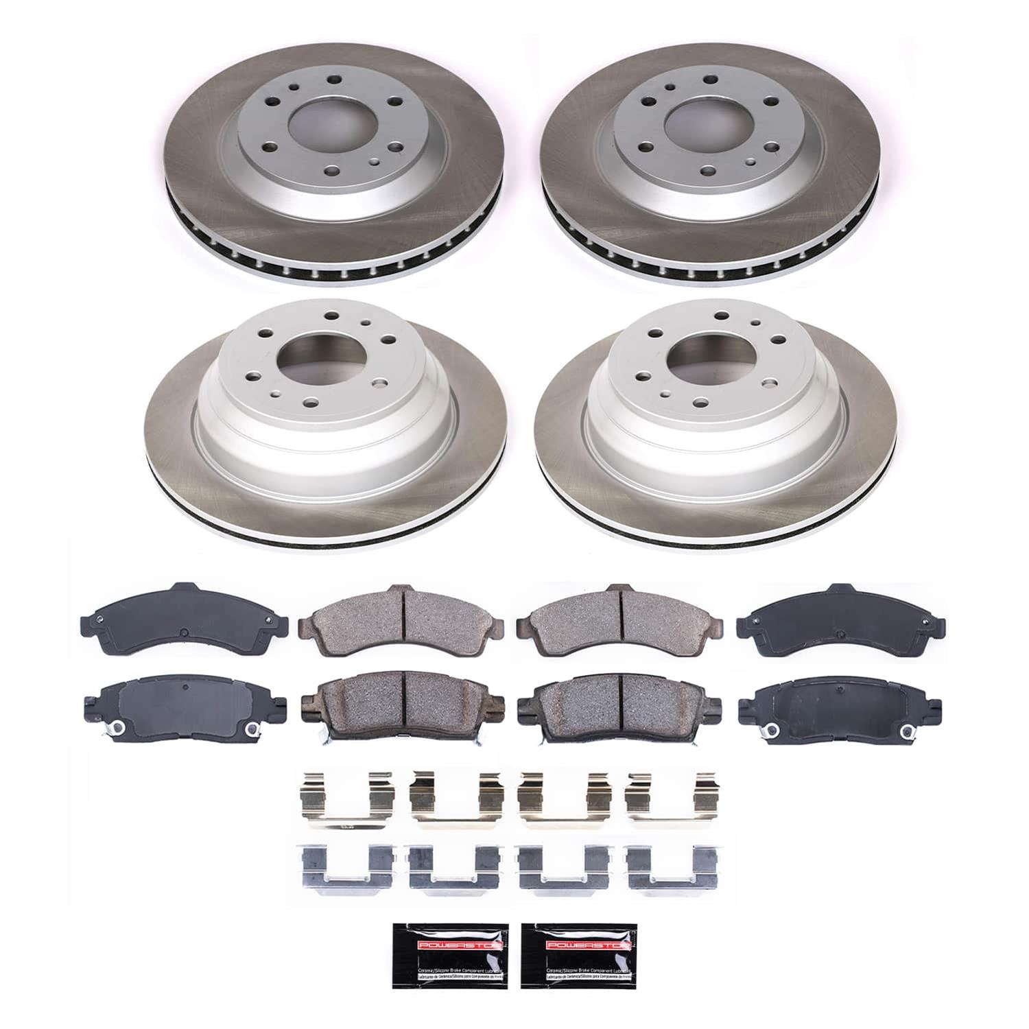 Power Stop 04-05 Buick Rainier Front and Rear Semi-Coated Rotor Kit (1x psbSC2050, 1x psbSC2057) thumbnail 5