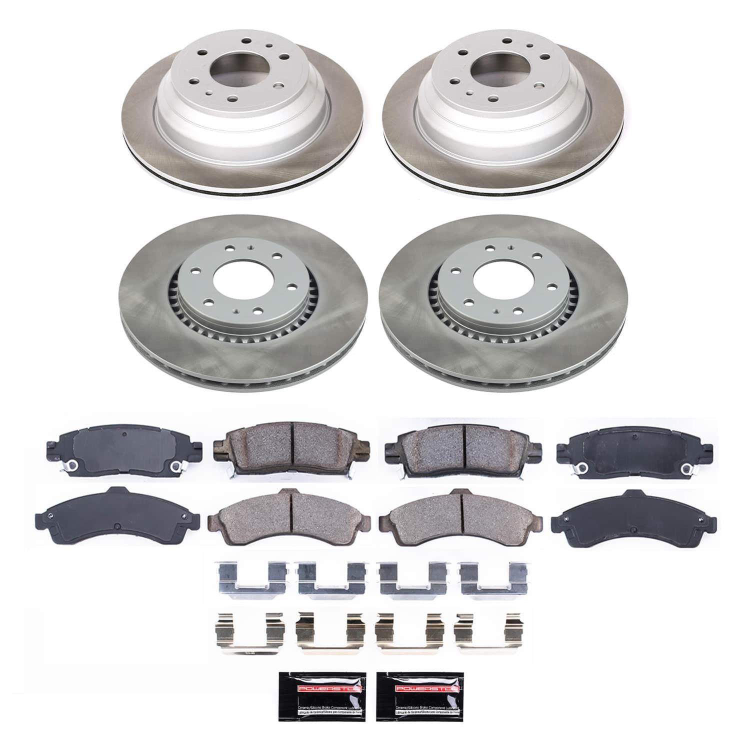 Power Stop 04-05 Buick Rainier Front and Rear Semi-Coated Rotor Kit (1x psbSC2050, 1x psbSC2061) thumbnail 5