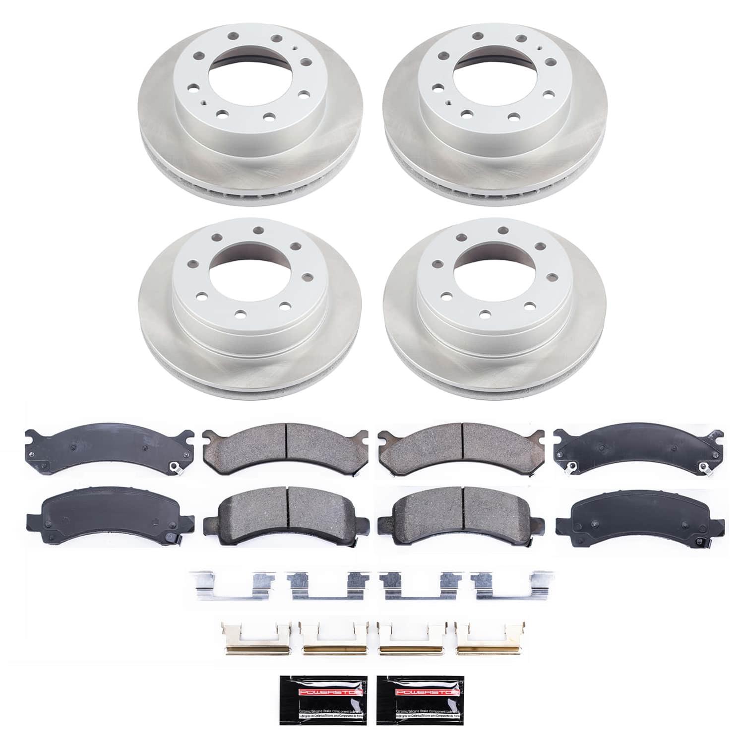 Power Stop 03-20 Chevrolet Express 3500 Front and Rear Semi-Coated Rotor Kit (1x psbSC2039, 1x psbSC2071) thumbnail 5