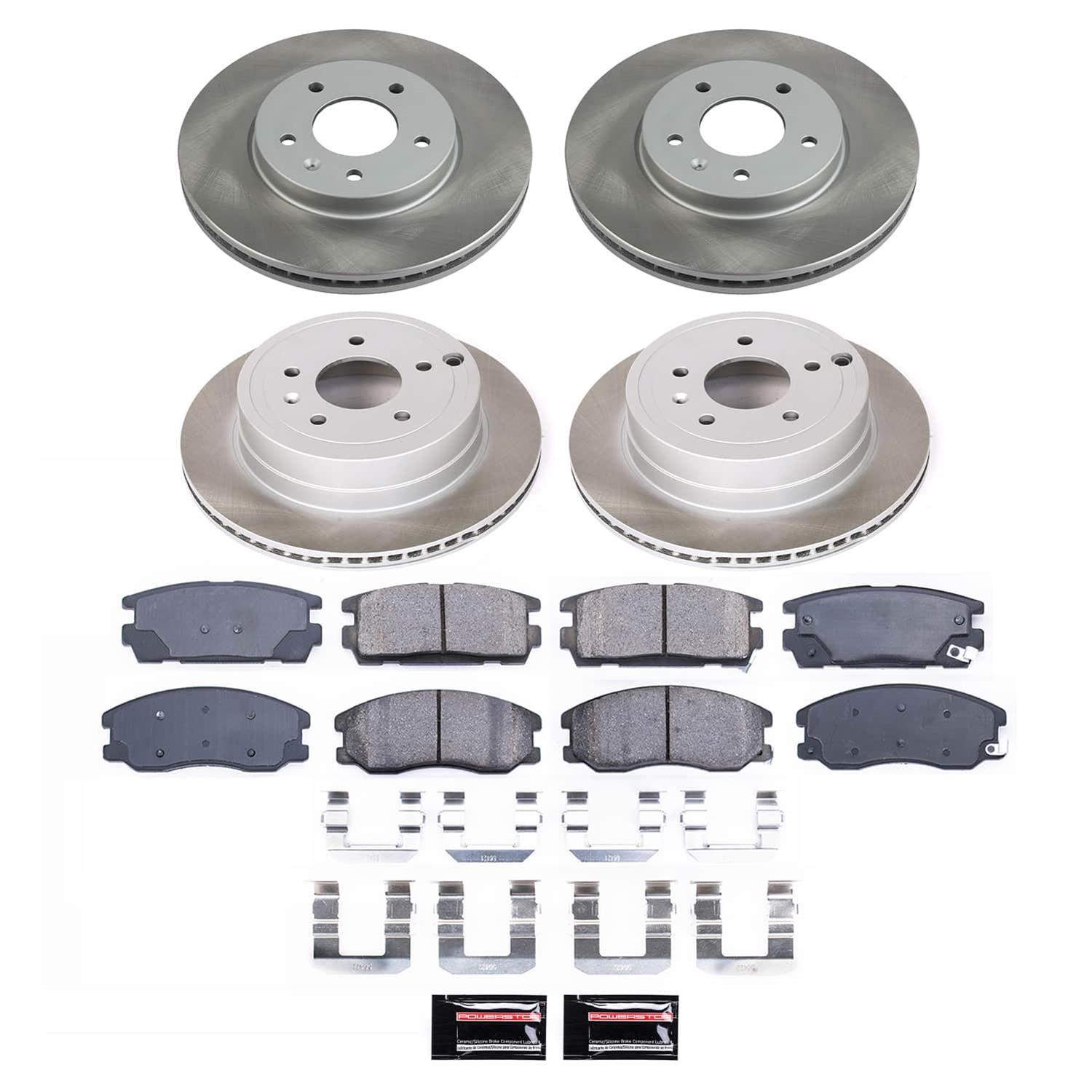 Power Stop 12-15 Chevrolet Captiva Sport Front and Rear Semi-Coated Rotor Kit (1x psbSC2090, 1x psbSC2092) thumbnail 5