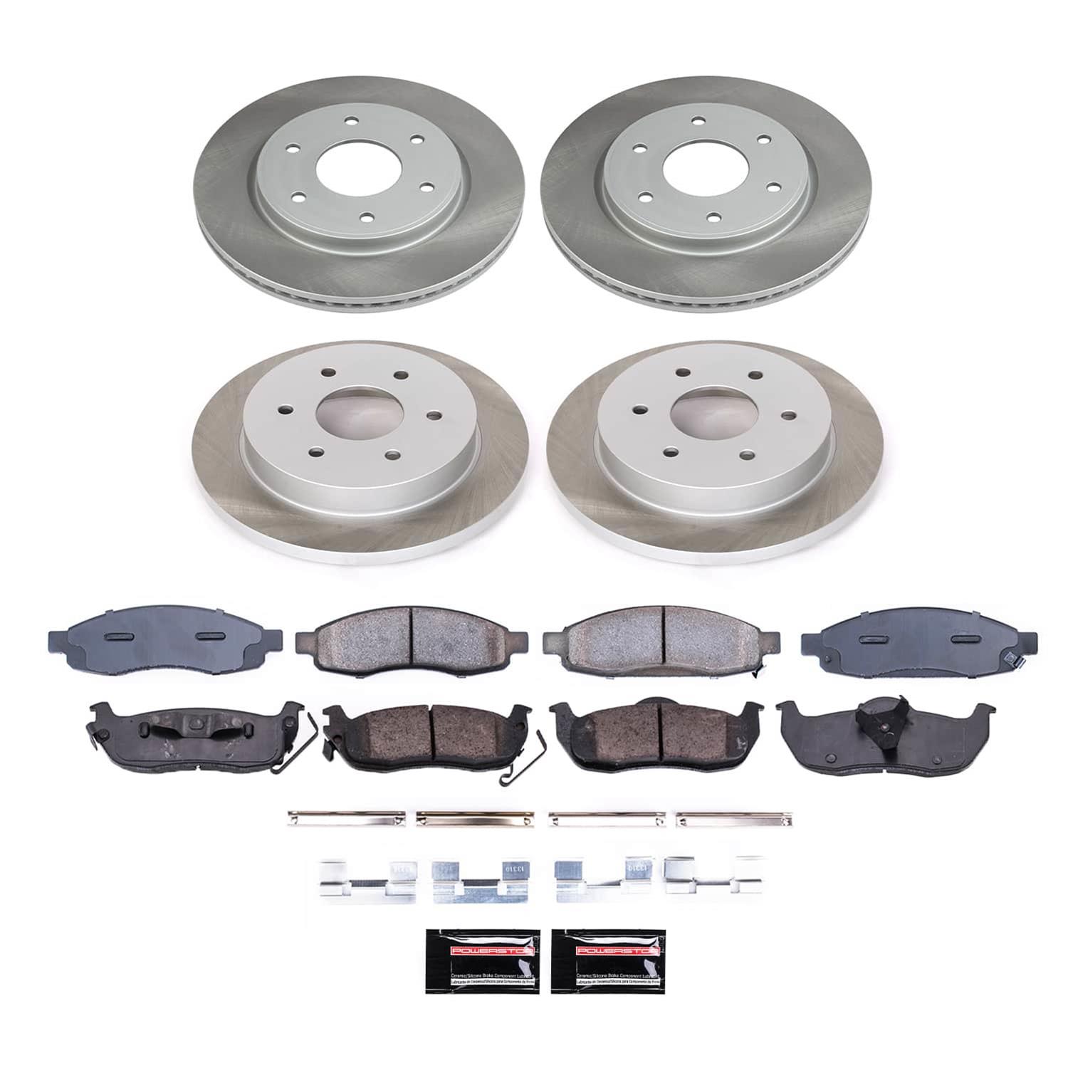 Power Stop 05-07 Infiniti QX56 Front and Rear Semi-Coated Rotor Kit (1x psbSC211, 1x psbSC2445) thumbnail 5