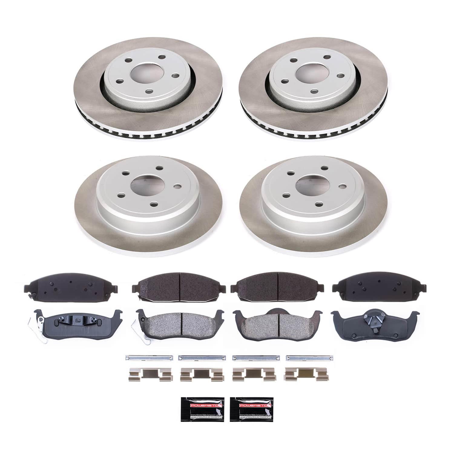 Power Stop 06-10 Jeep Commander Front and Rear Semi-Coated Rotor Kit (1x psbSC2219, 1x psbSC2221) thumbnail 5