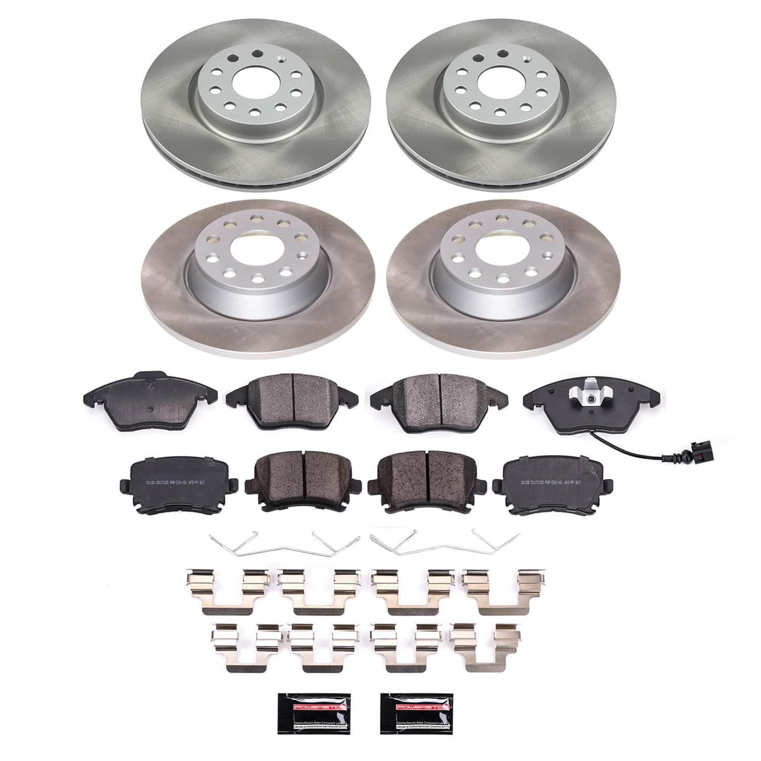 Power Stop 06-09 Audi A3 Front and Rear Semi-Coated Rotor Kit (1x psbSC2259, 1x psbSC2261) thumbnail 5