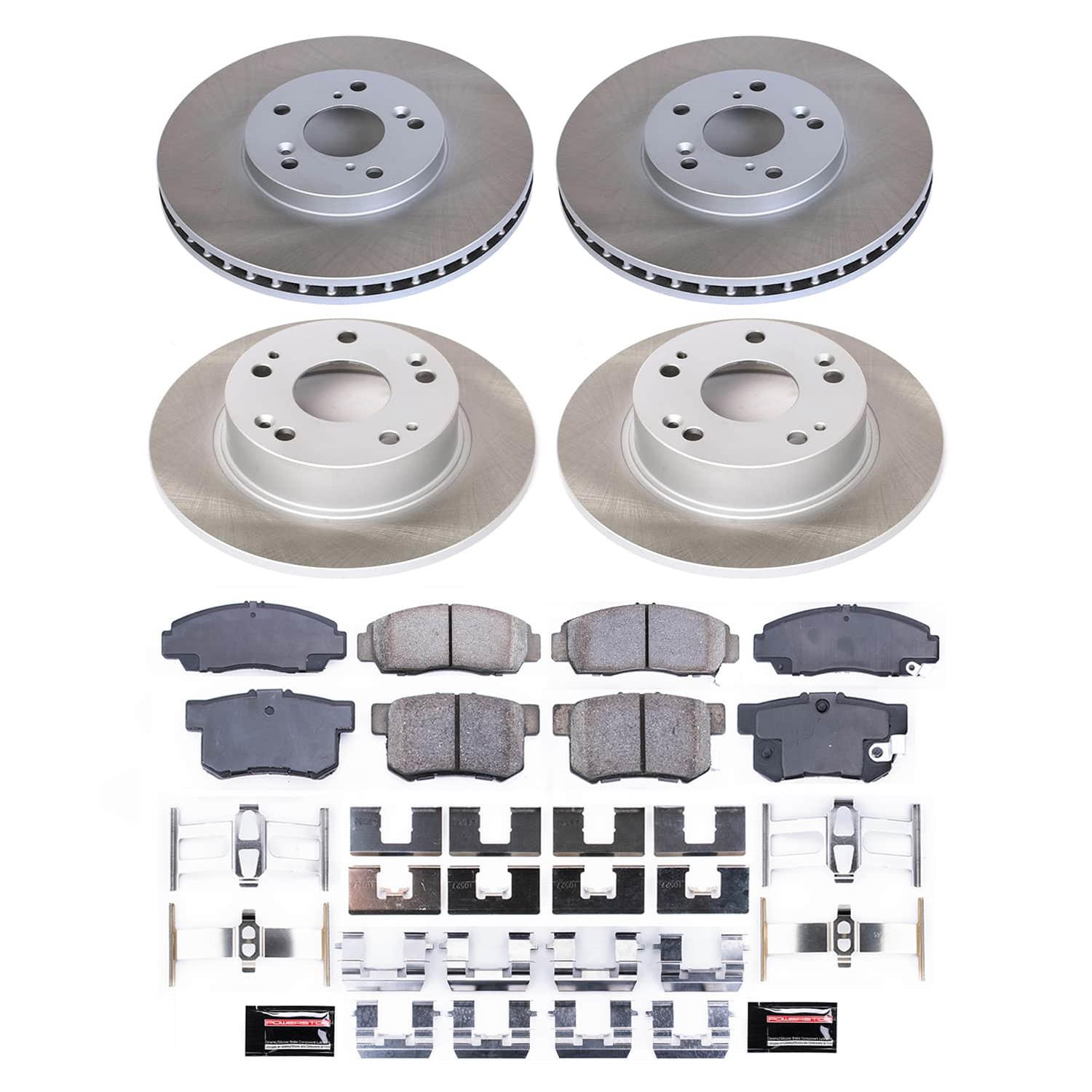 Power Stop 04-08 Acura TSX Front and Rear Semi-Coated Rotor Kit (1x psbSC2292, 1x psbSC2391) thumbnail 5