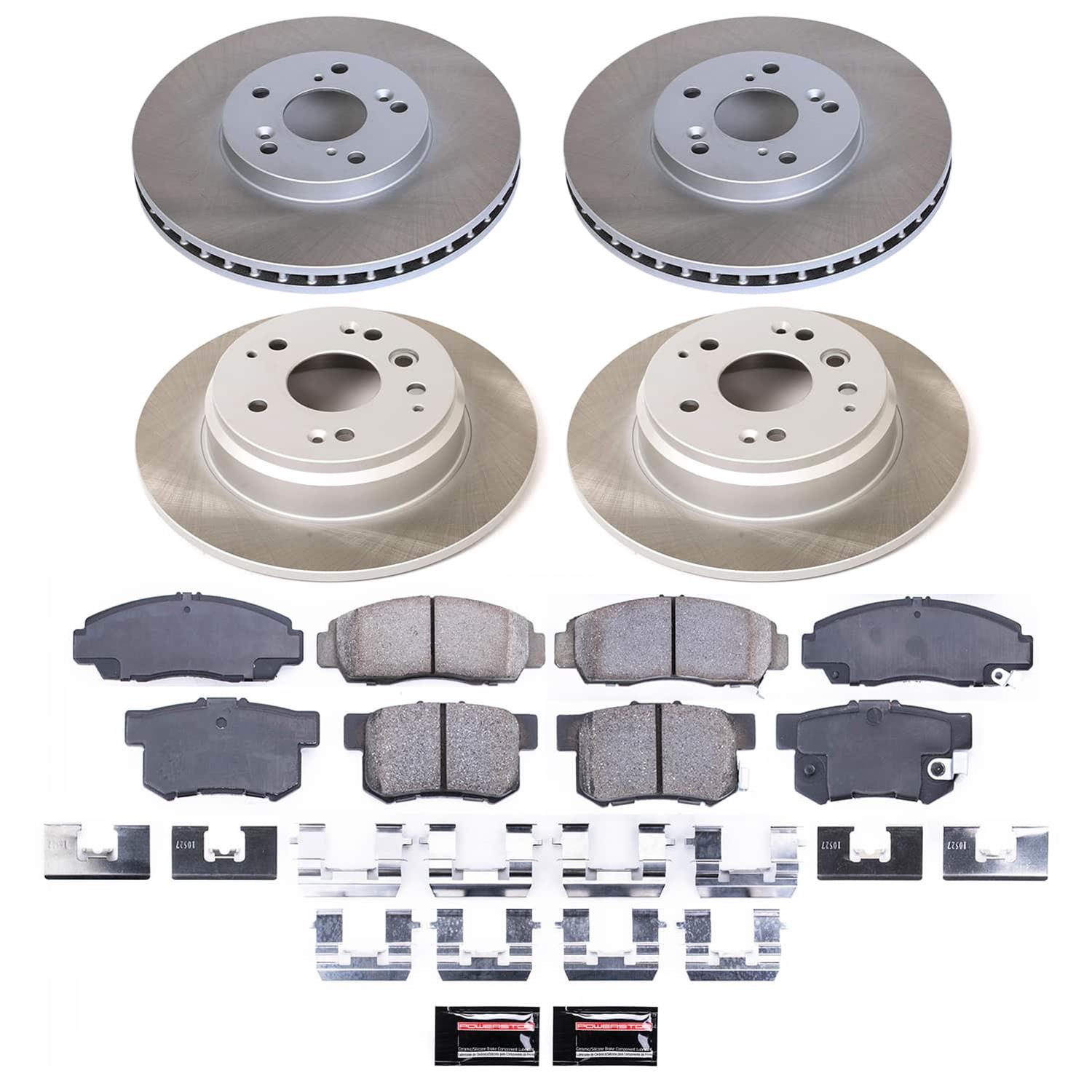 Power Stop 04-08 Acura TL Front and Rear Semi-Coated Rotor Kit (1x psbSC2292, 1x psbSC5399) thumbnail 4