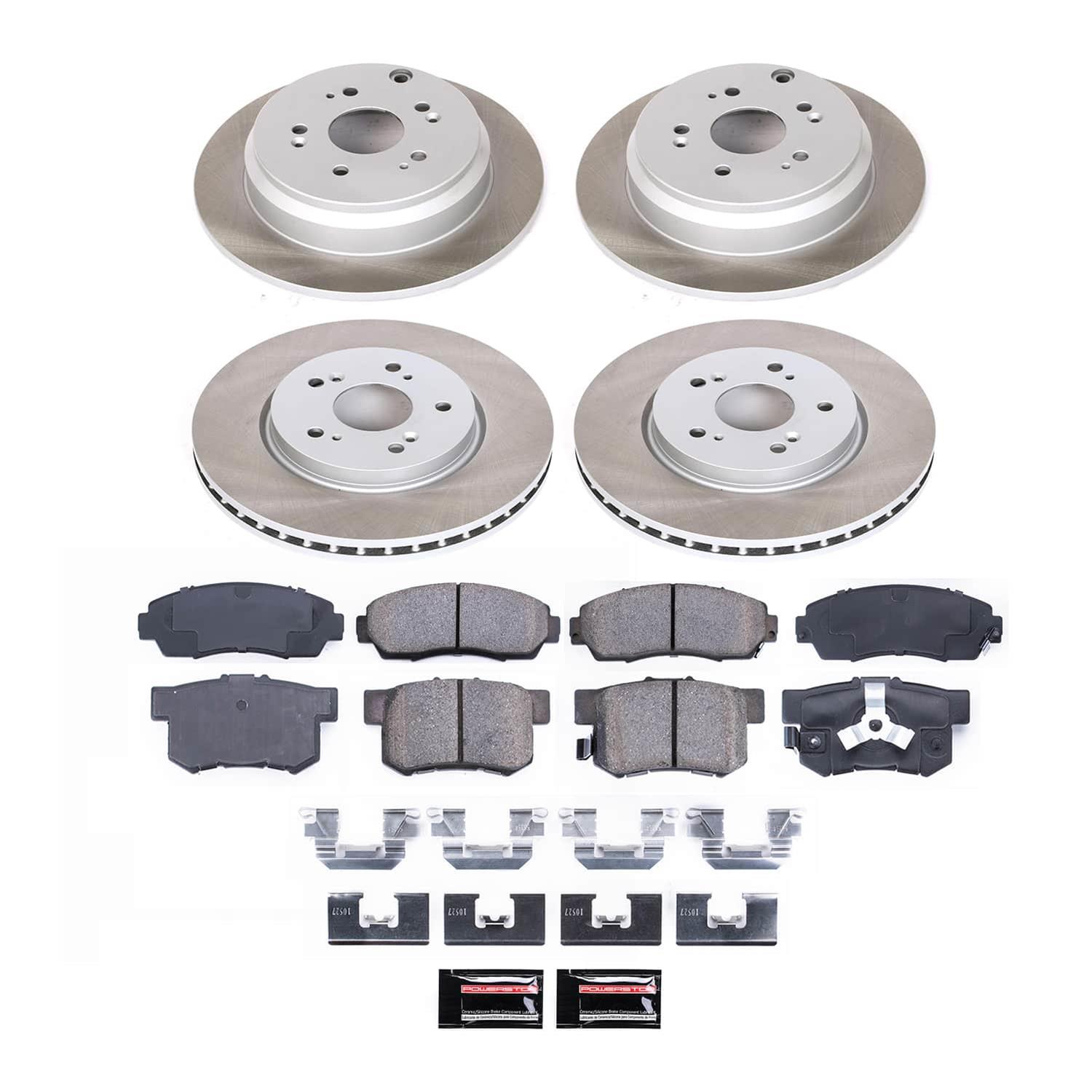 Power Stop 10-12 Acura RDX Front and Rear Semi-Coated Rotor Kit (1x psbSC206, 1x psbSC228) thumbnail 5