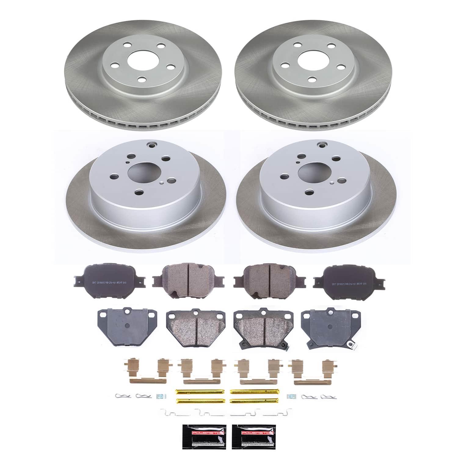 Power Stop 00-05 Toyota Celica Front and Rear Semi-Coated Rotor Kit (1x psbSC2313, 1x psbSC2318) thumbnail 5
