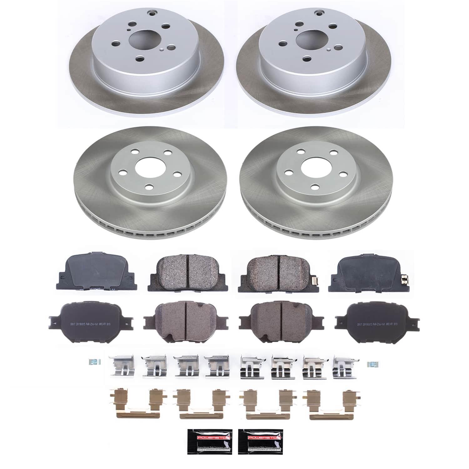 Power Stop 05-10 Scion tC Front and Rear Semi-Coated Rotor Kit (1x psbSC2313, 1x psbSC2319) thumbnail 5