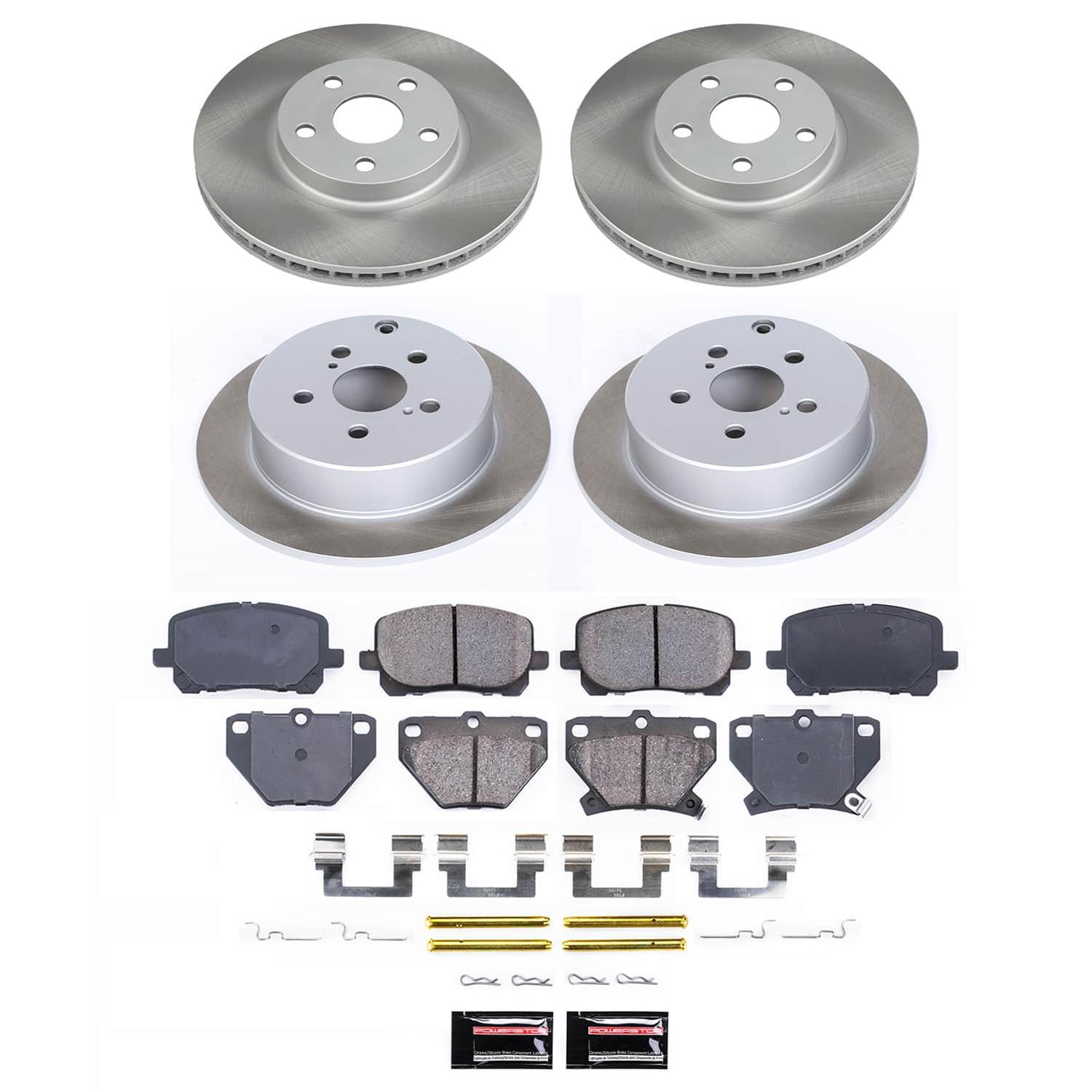 Power Stop 03-06 Pontiac Vibe Front and Rear Semi-Coated Rotor Kit (1x psbSC2316, 1x psbSC2318) thumbnail 5