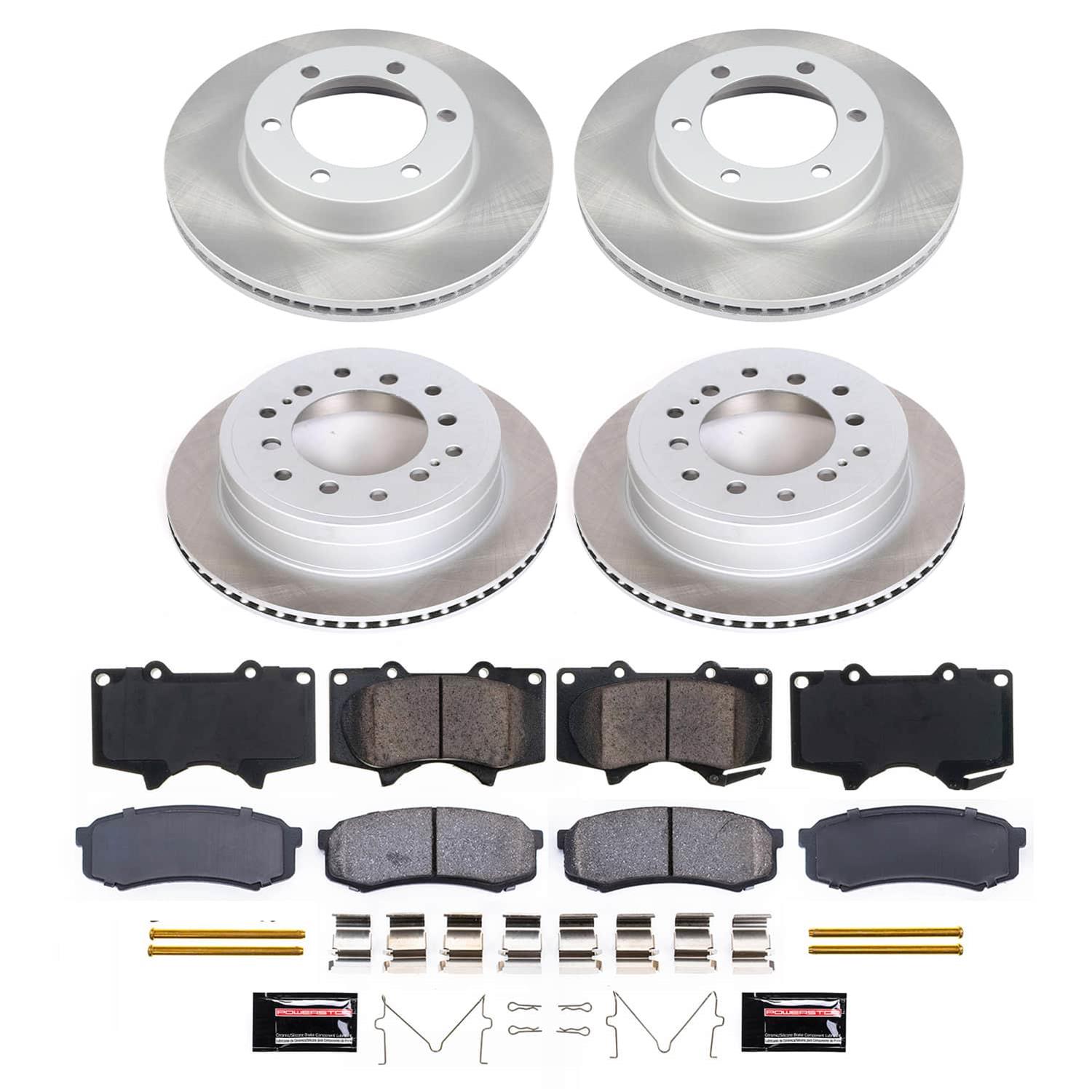 Power Stop 01-07 Toyota Sequoia Front and Rear Semi-Coated Rotor Kit (1x psbSC2324, 1x psbSC2405) thumbnail 4