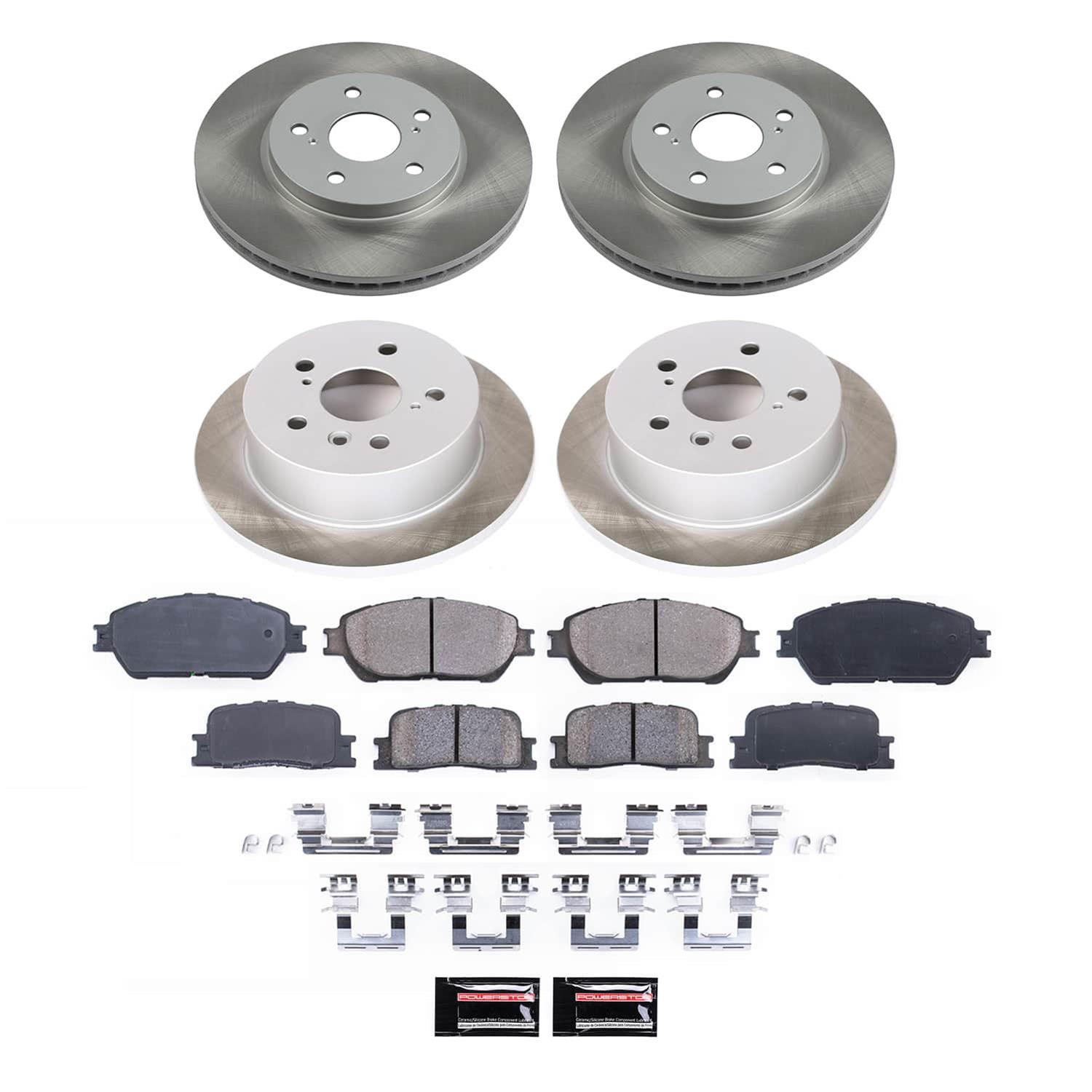 Power Stop 05-06 Toyota Camry Front and Rear Semi-Coated Rotor Kit thumbnail 5