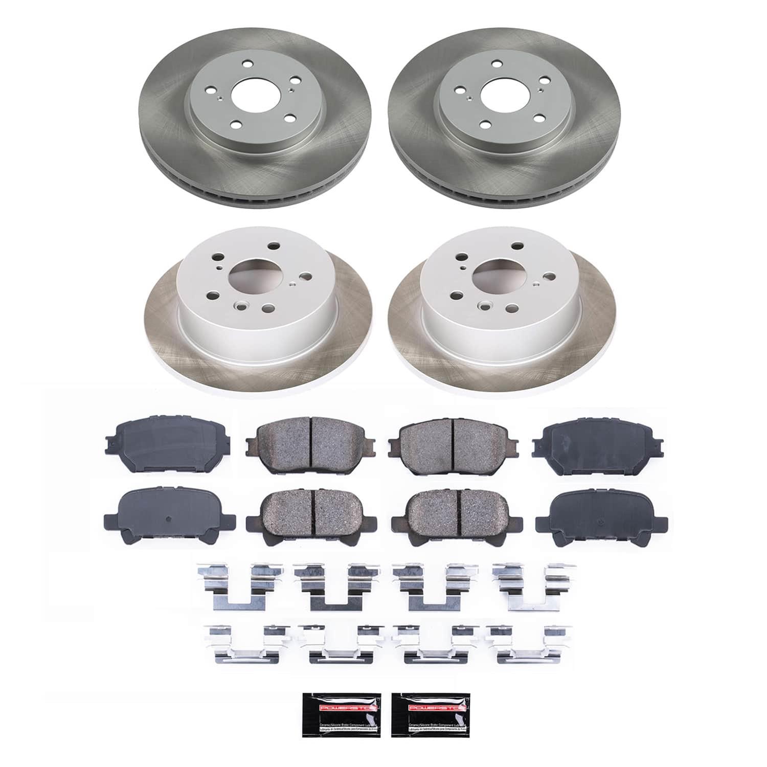 Power Stop 02-04 Toyota Camry Front and Rear Semi-Coated Rotor Kit (1x psbSC2414, 1x psbSC2417) thumbnail 5