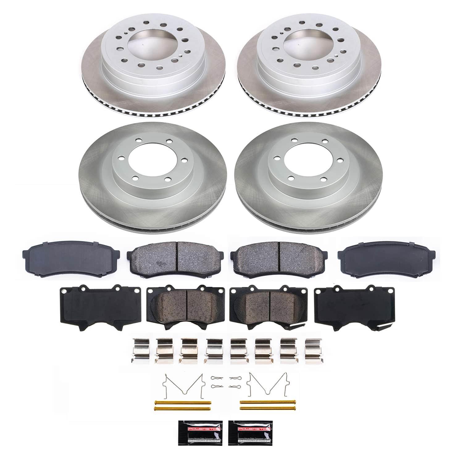 Power Stop 03-09 Lexus GX470 Front and Rear Semi-Coated Rotor Kit (1x psbSC2405, 1x psbSC2421) thumbnail 5