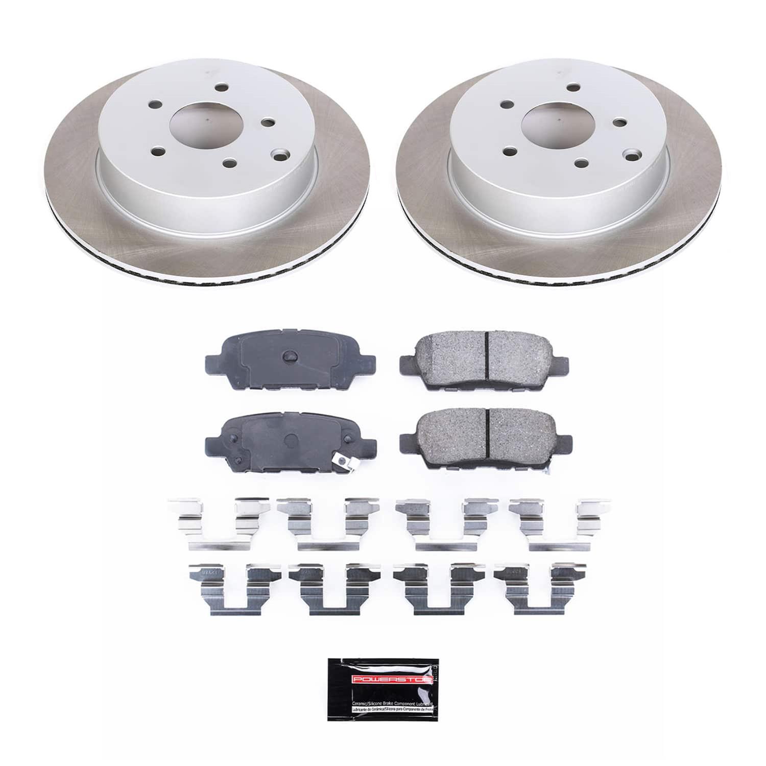 Power Stop 06-07 Nissan Murano Front and Rear Semi-Coated Rotor Kit (1x psbSC116, 1x psbSC2427) thumbnail 7