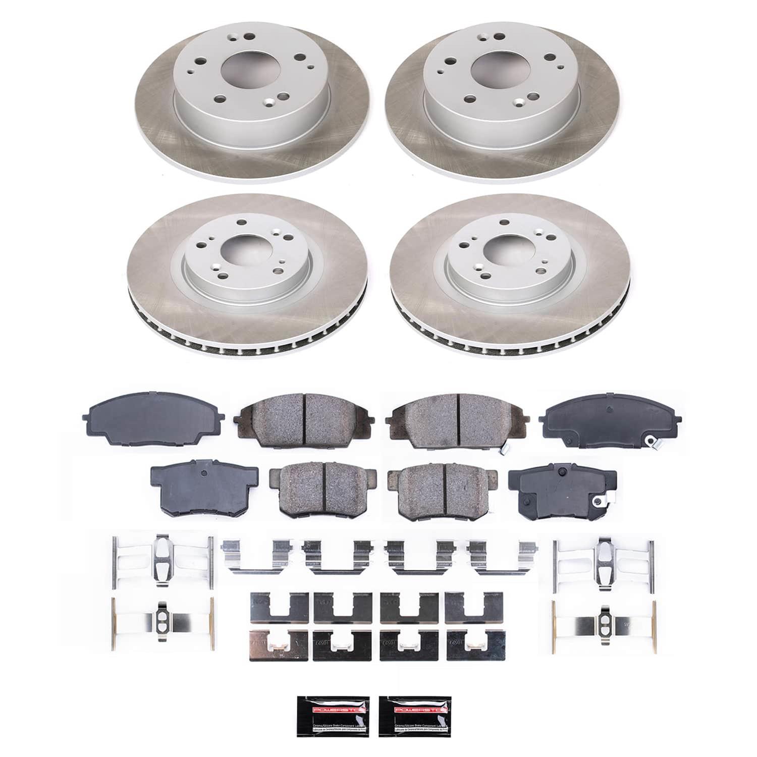 Power Stop 02-06 Acura RSX Front and Rear Semi-Coated Rotor Kit (1x psbSC2270, 1x psbSC2439) thumbnail 5