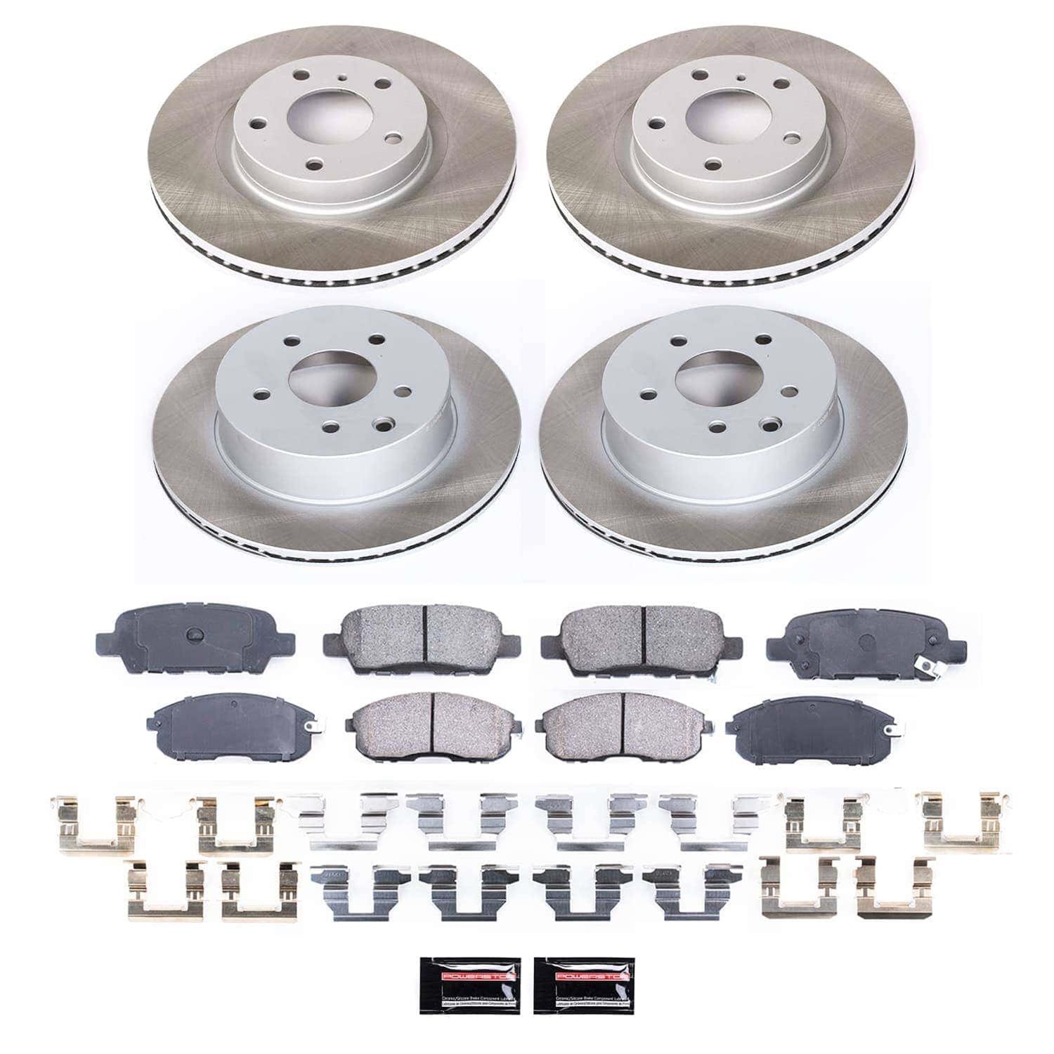 Power Stop 03-05 Infiniti G35 Front and Rear Semi-Coated Rotor Kit (1x psbSC103, 1x psbSC3140) thumbnail 4