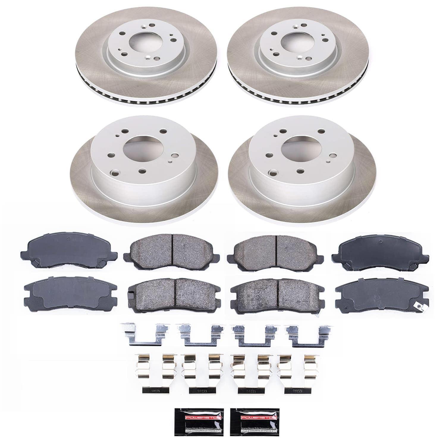 Power Stop 06-12 Mitsubishi Eclipse Front and Rear Semi-Coated Rotor Kit (1x psbSC094, 1x psbSC155) thumbnail 5