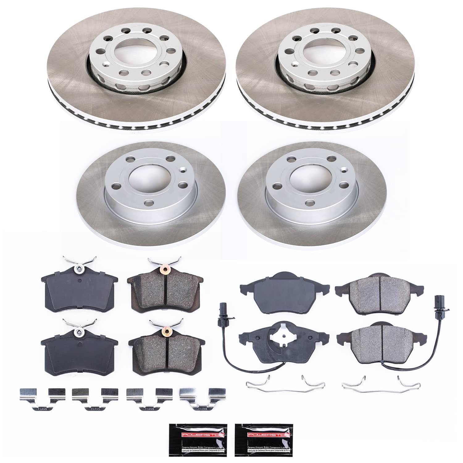 Power Stop 02-04 Audi A4 Front and Rear Semi-Coated Rotor Kit (1x psbSC3129, 1x psbSC528) thumbnail 3