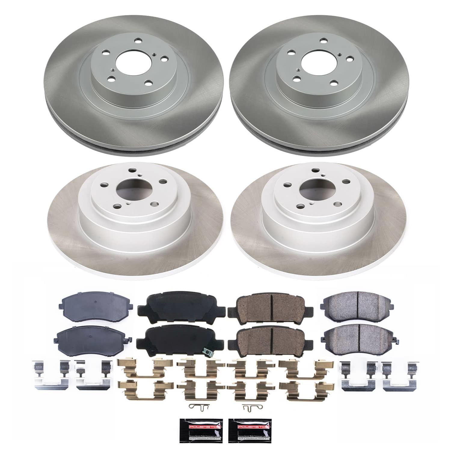 Power Stop 04-06 Subaru Baja Front and Rear Semi-Coated Rotor Kit (1x psbSC3038, 1x psbSC3124) thumbnail 5
