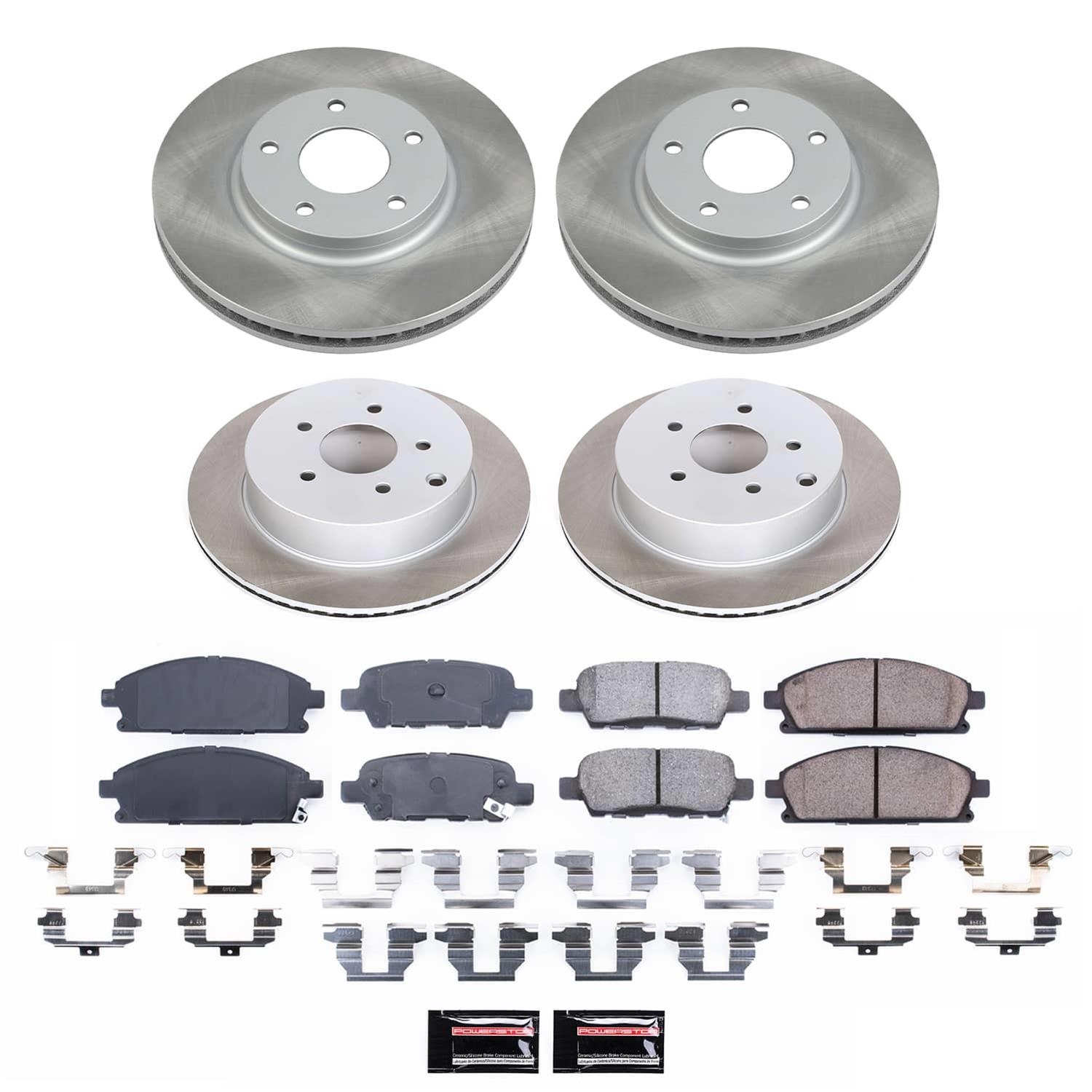 Power Stop 04-09 Nissan Quest Front and Rear Semi-Coated Rotor Kit (1x psbSC150, 1x psbSC2427) thumbnail 5