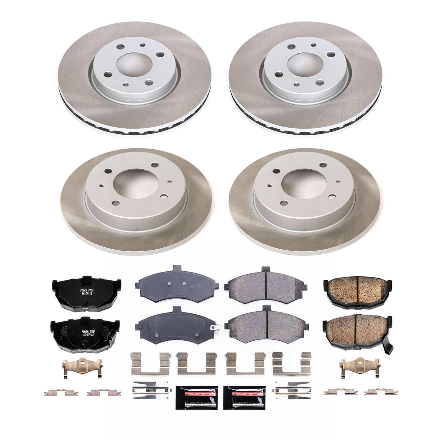 Power Stop 02-05 Hyundai Elantra Front and Rear Semi-Coated Rotor Kit (1x psbSC1093, 1x psbSC3106) thumbnail 5
