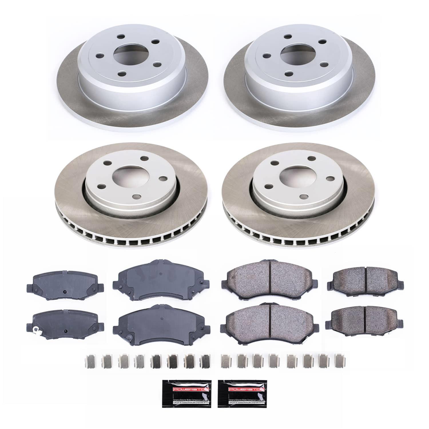 Power Stop 07-17 Jeep Wrangler Front and Rear Semi-Coated Rotor Kit (1x psbSC3090, 1x psbSC3097) thumbnail 6