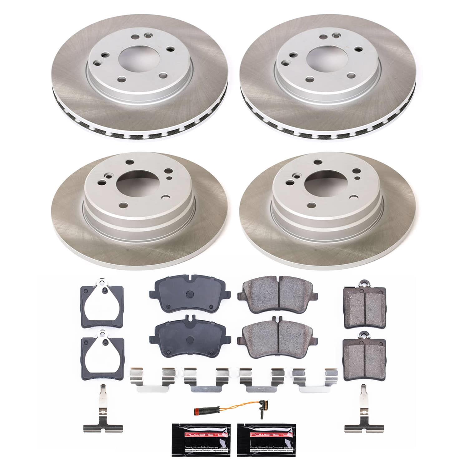 Power Stop 02-05 Mercedes-Benz C230 Front and Rear Semi-Coated Rotor Kit (1x psbSC3048, 1x psbSC368) thumbnail 4