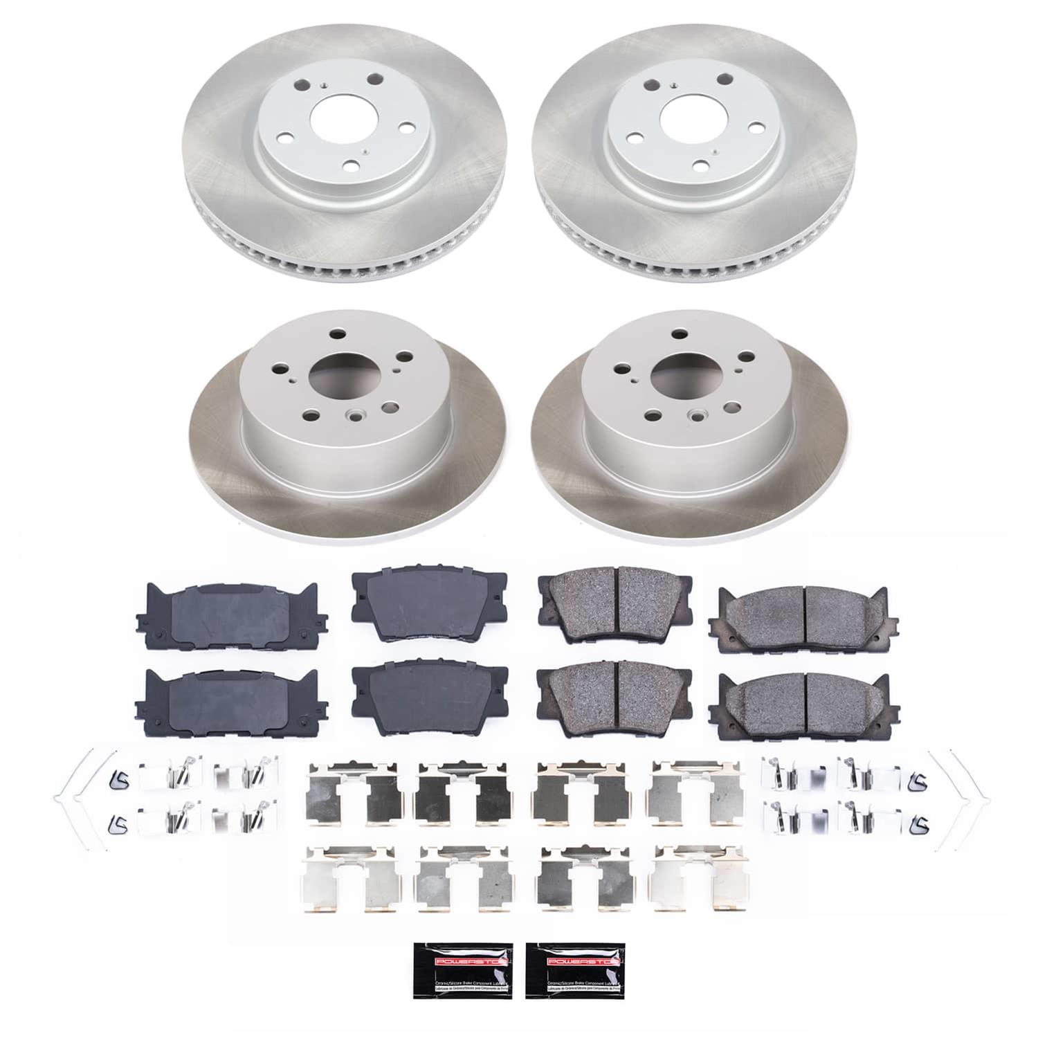 Power Stop 07-12 Lexus ES350 Front and Rear Semi-Coated Rotor Kit (1x psbSC3053, 1x psbSC3068) thumbnail 7