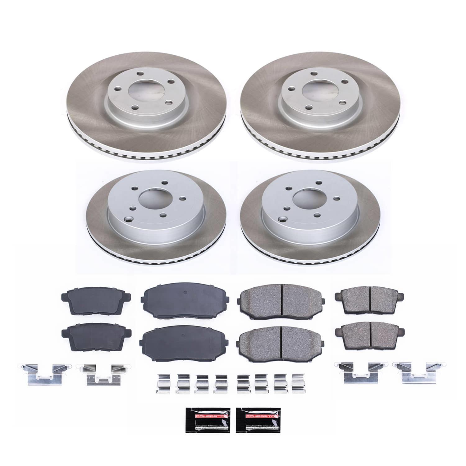 Power Stop 07-10 Ford Edge Front and Rear Semi-Coated Rotor Kit (1x psbSC3057, 1x psbSC3060) thumbnail 5