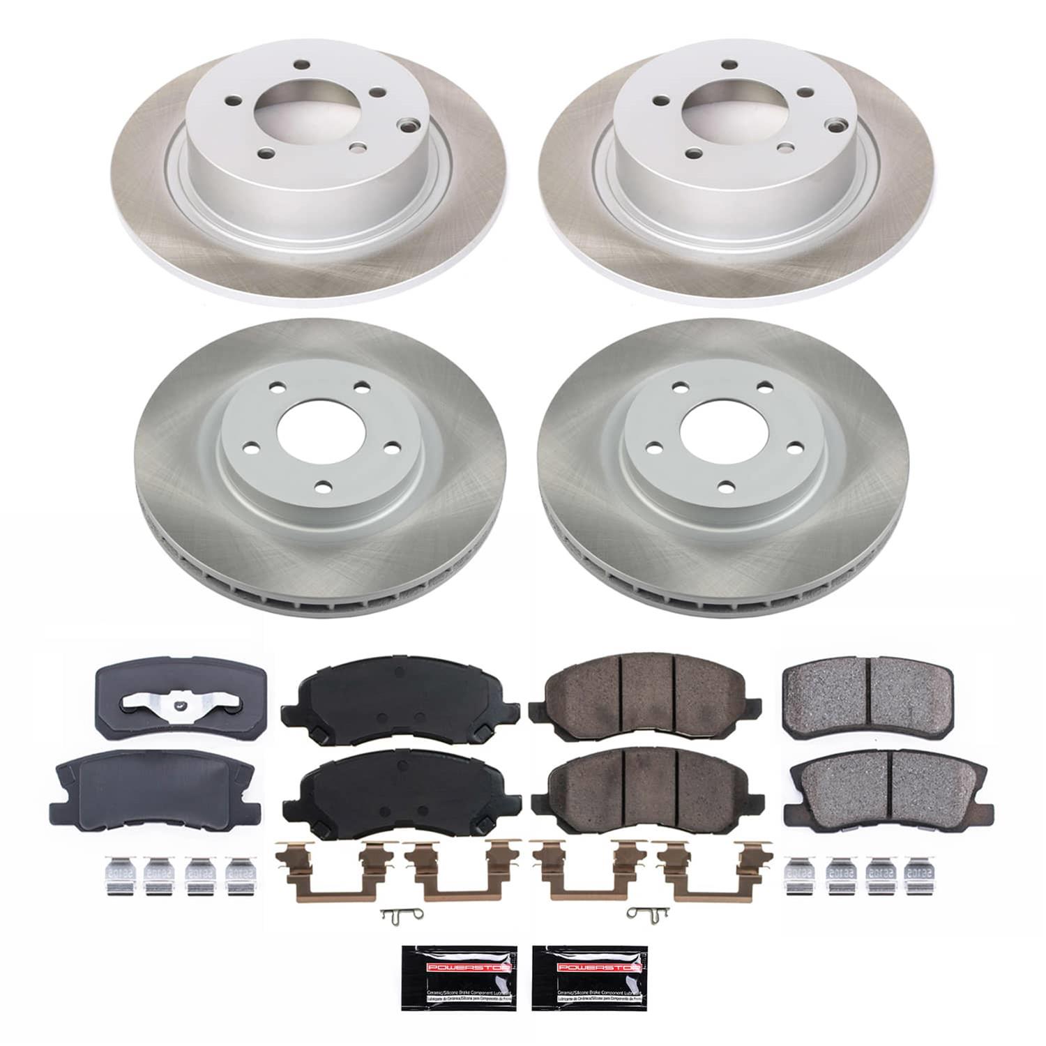 Power Stop 11-14 Chrysler 0 Front and Rear Semi-Coated Rotor Kit (1x psbSC1630, 1x psbSC3032) thumbnail 5
