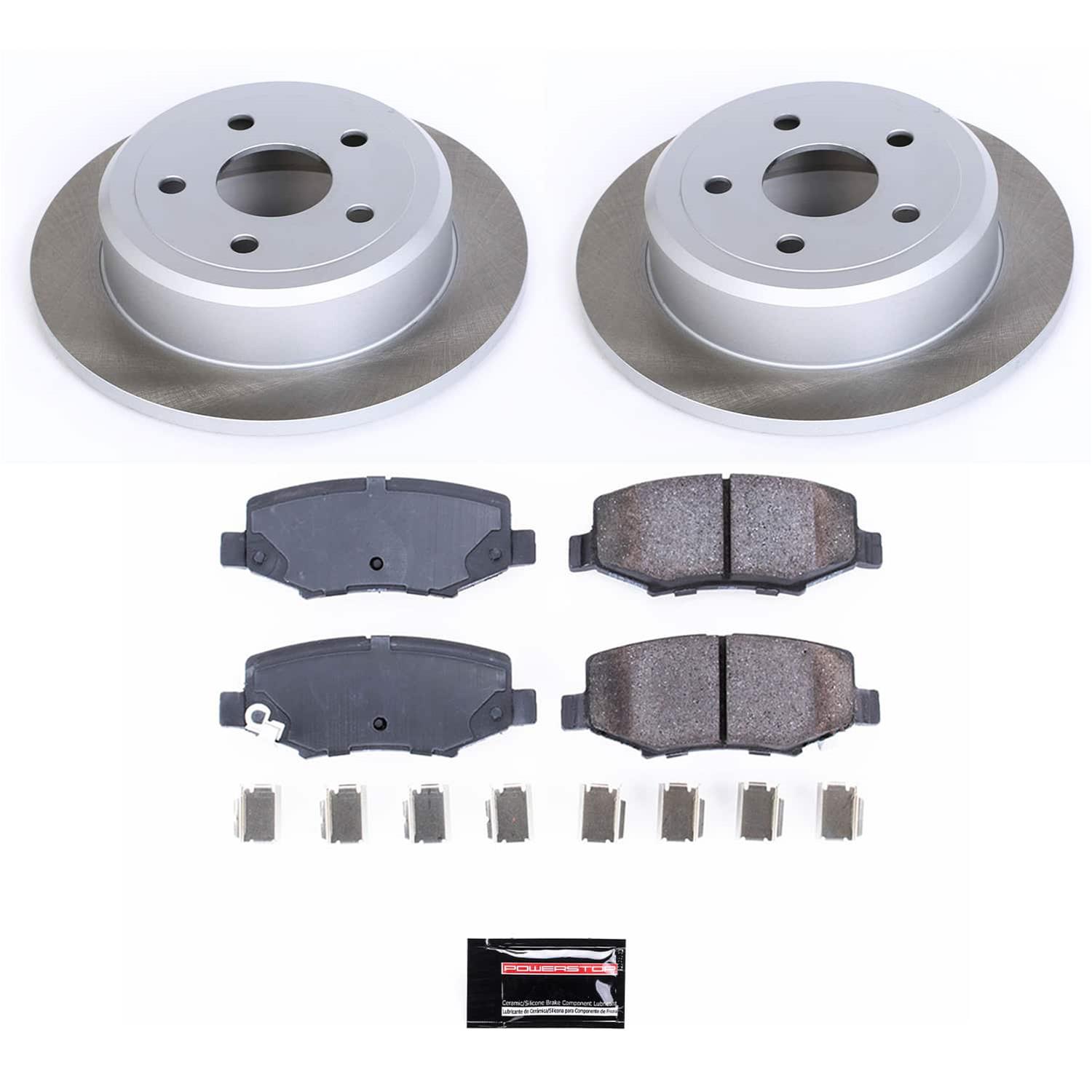 Power Stop 07-17 Jeep Wrangler Front and Rear Semi-Coated Rotor Kit (1x psbSC3090, 1x psbSC3097) thumbnail 8