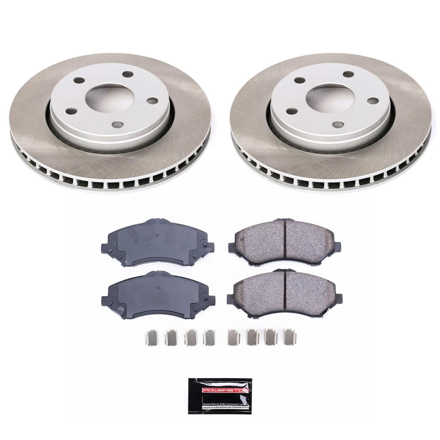 Power Stop 07-17 Jeep Wrangler Front and Rear Semi-Coated Rotor Kit (1x psbSC3090, 1x psbSC3097) thumbnail 7