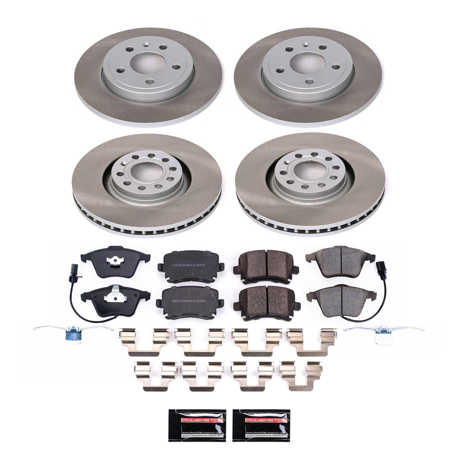 Power Stop 05-09 Audi A4 Front and Rear Semi-Coated Rotor Kit (1x psbSC2990, 1x psbSC4624) thumbnail 5