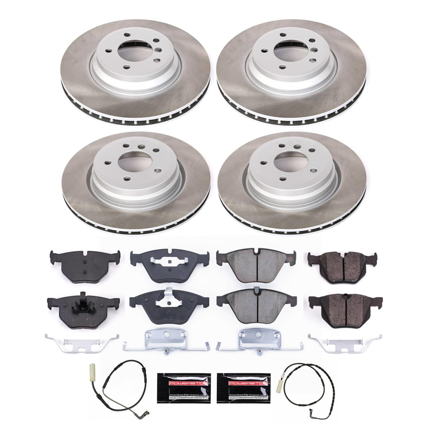 Power Stop 09-10 BMW 335d Front and Rear Semi-Coated Rotor Kit (1x psbSC045, 1x psbSC5281) thumbnail 5